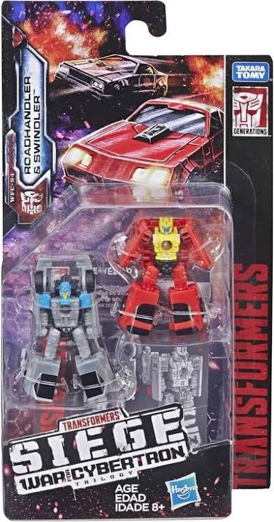 Hasbro Transformers Siege War For Cybertron Trilogy Roadhandler & Swindler Figure 2-Pack
