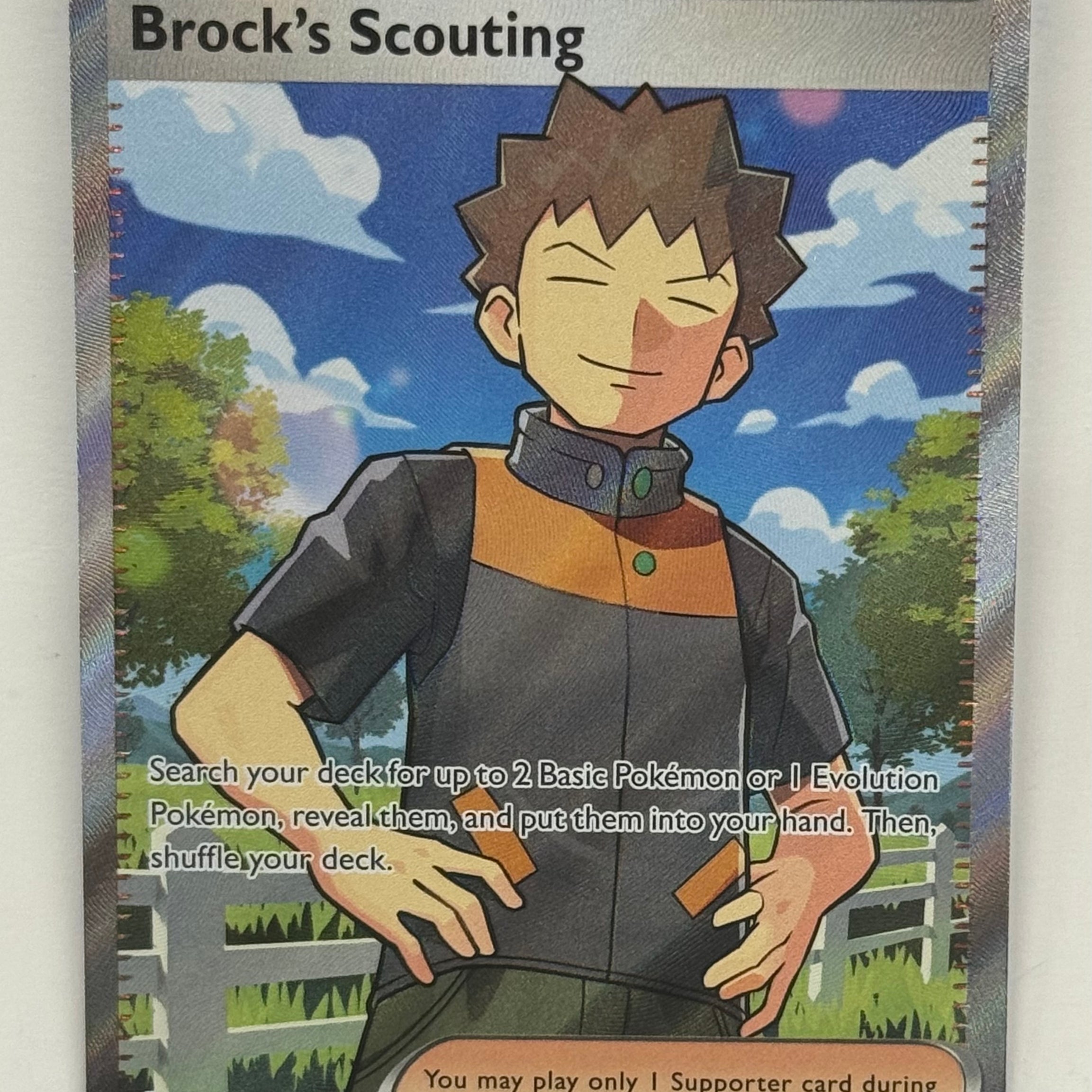 Pokémon TCG - Journey Together Brock’s Scouting 179/159 NM