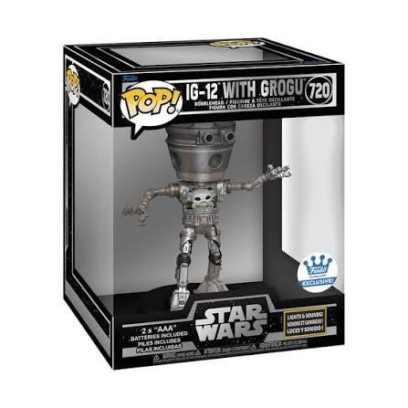 Funko Pop! Star Wars IG-12 with Grogu Funko Exclusive #720