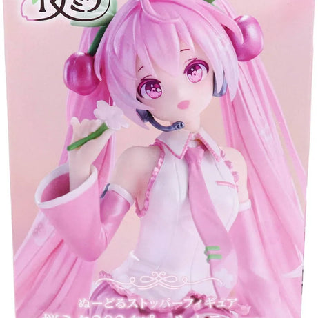Furyu Noodle Stopper Figure Sakura Miku 2024 Cherry Blossom Ver Statue