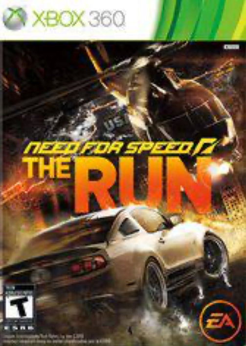 XBOX 360 Need for Speed the Run Video Game