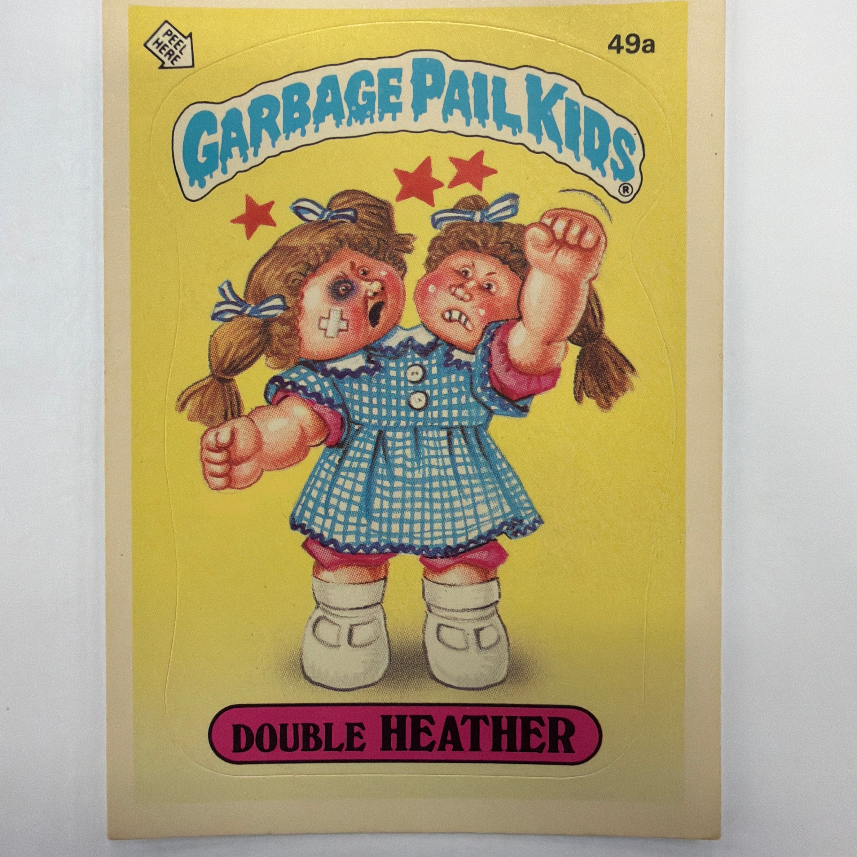 Garbage Pail Kids - 1985 Double Heather #49a