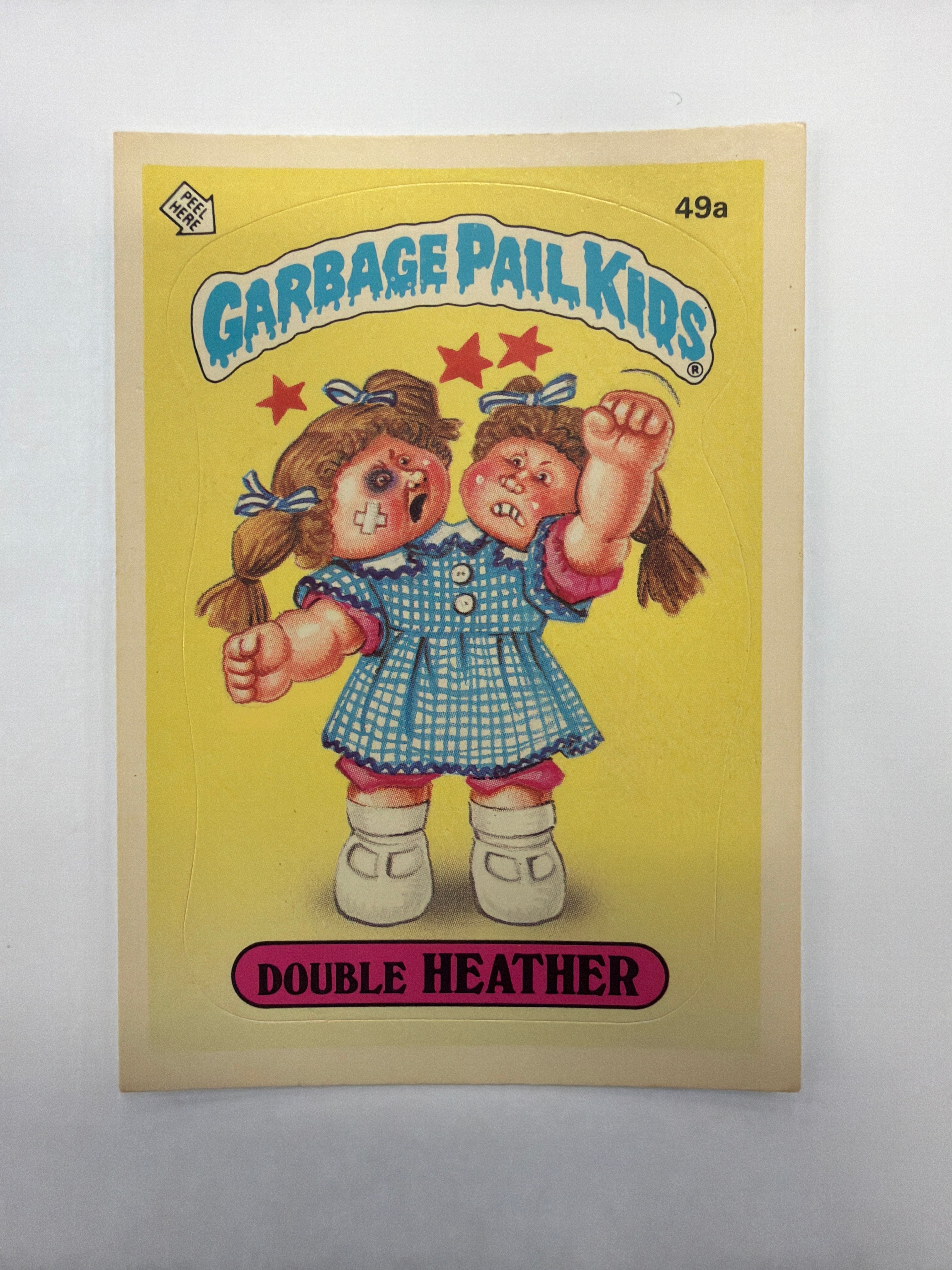 Garbage Pail Kids - 1985 Double Heather #49a