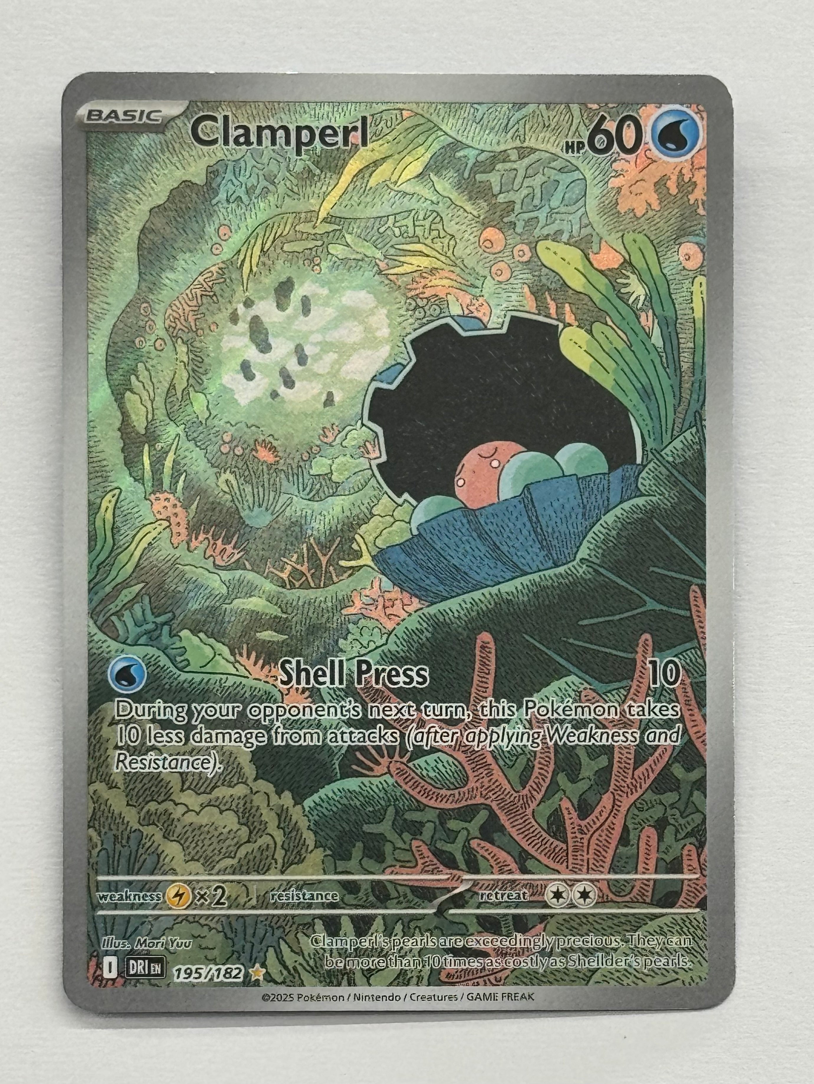 Pokémon TCG - Destined Rivals Clamperl 195/182 NM