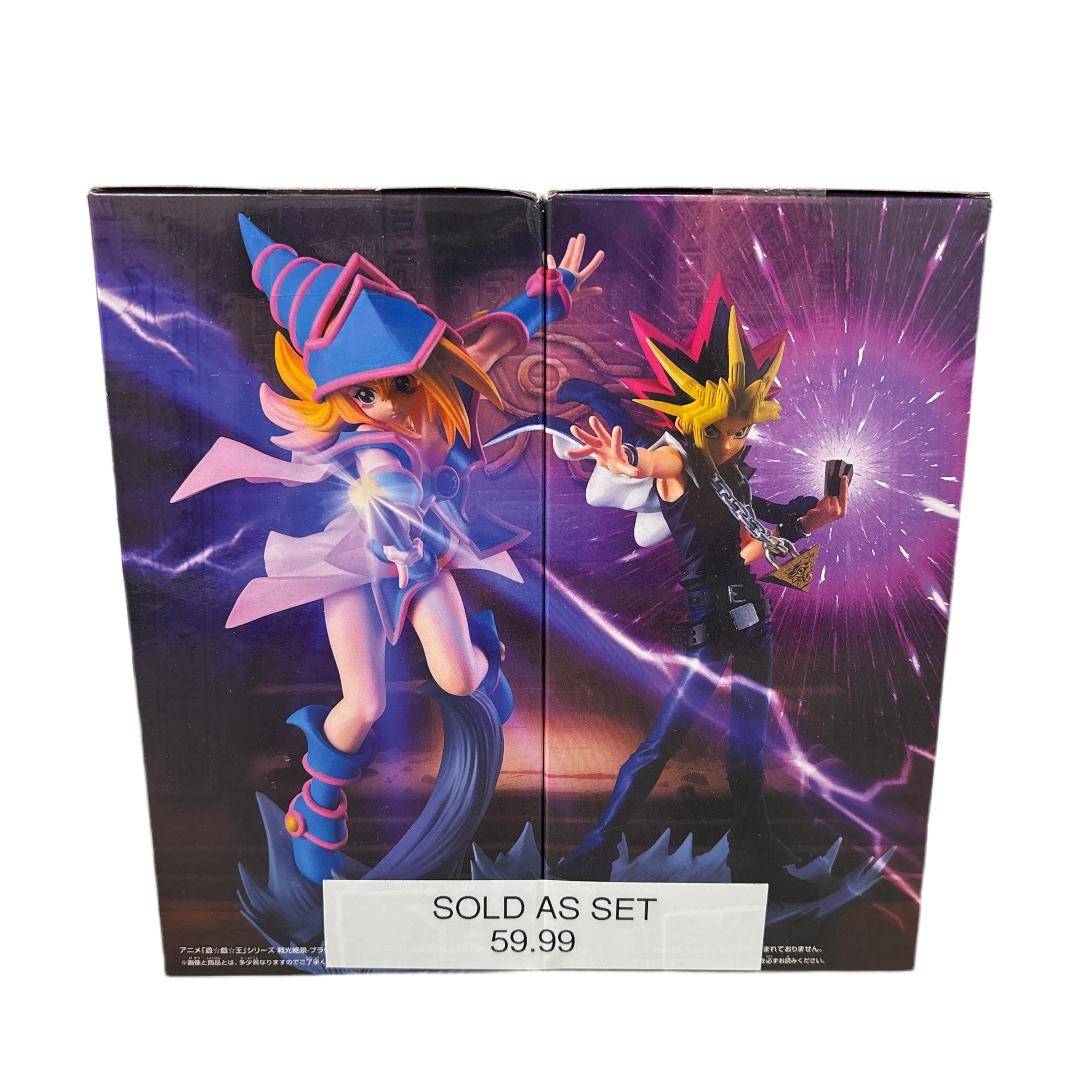 Banpresto Yu-Gi-Oh! Senkouzekkei Yami Yugi & Dark Magician Girl 2 Pack Statues