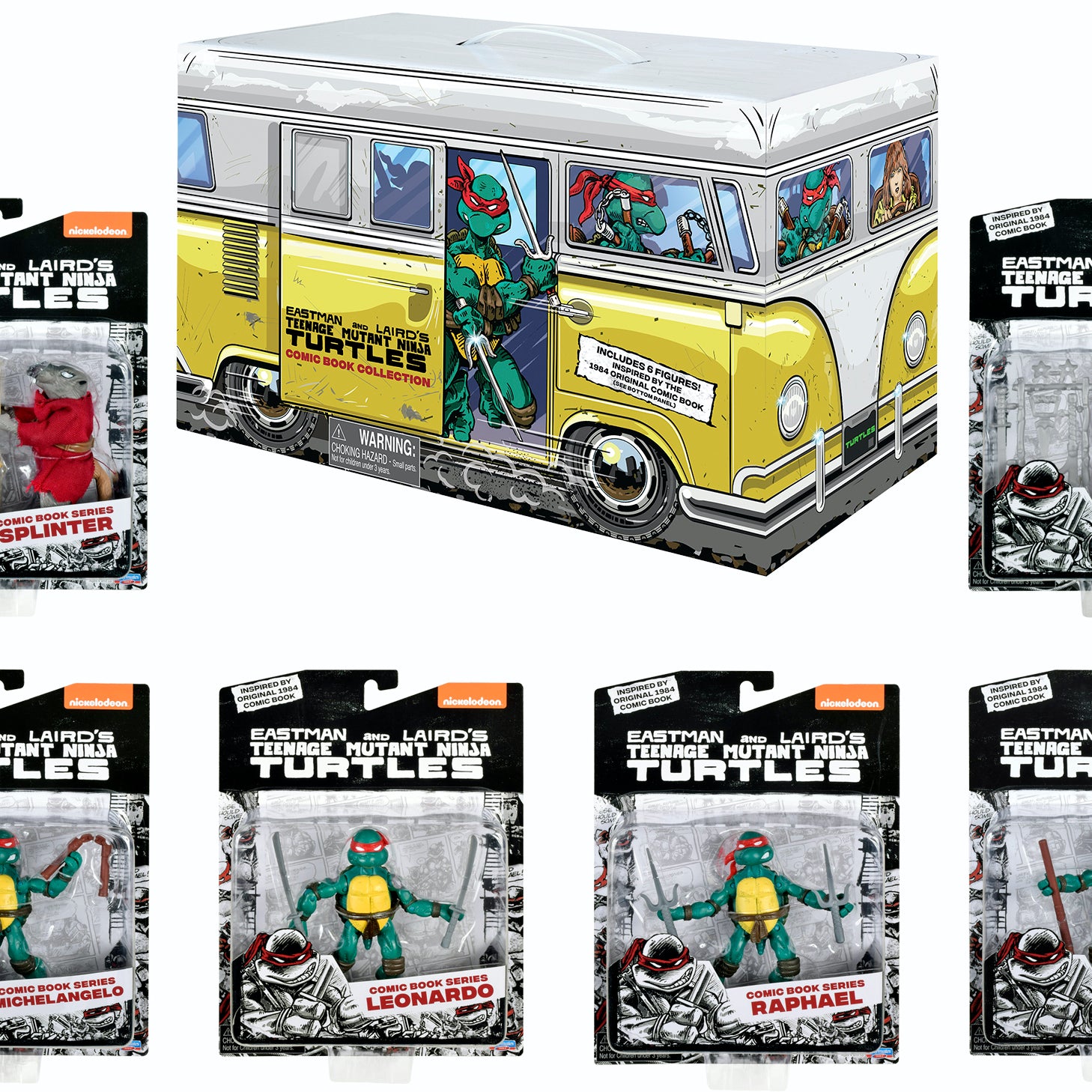 Playmates Teenage Mutant Ninja Turtles Mirage Comic Collection Set