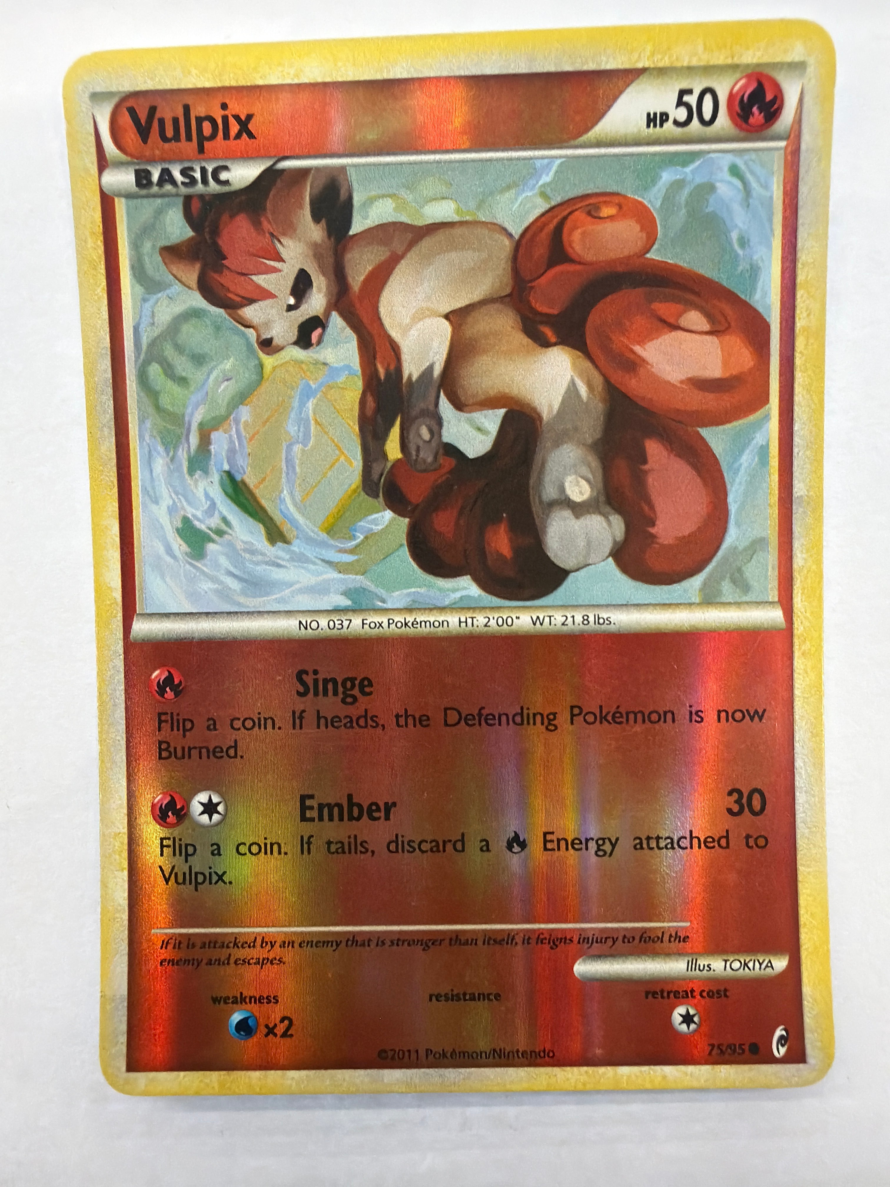 Pokémon TCG - Call of Legends Vulpix 75/95 Reverse Holo LP