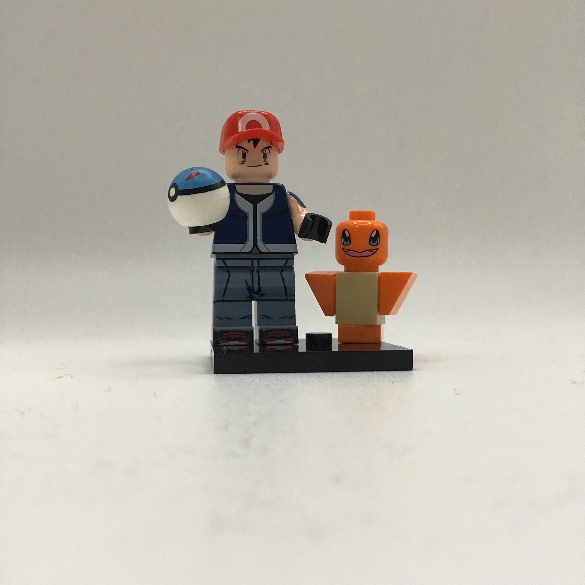Pokémon Ash and Charmander #1 Mini Block Figure