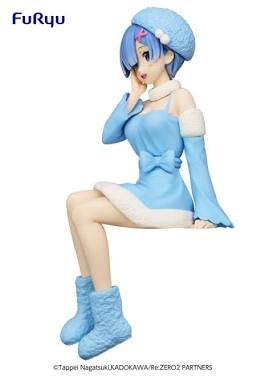 FuRyu Re : Life in a Different World from Zero Rem Snow Princess Noodle Stopper Figure