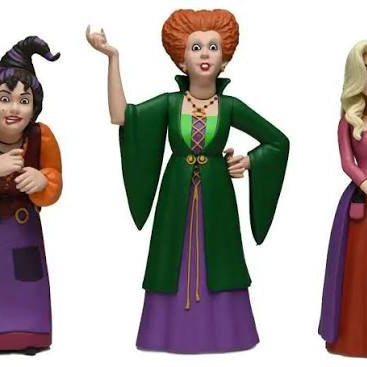 Neca Reel Toys Disney Hocus Pocus The Sanderson Sisters 3 Pack Figures