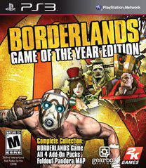 PS3 Borderlands Game Of The Year Edition Video Game