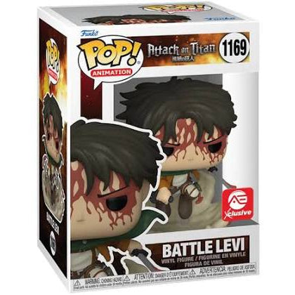 Funko Pop! Animation Attack on Titan Battle Levi AE Exclusive #1169