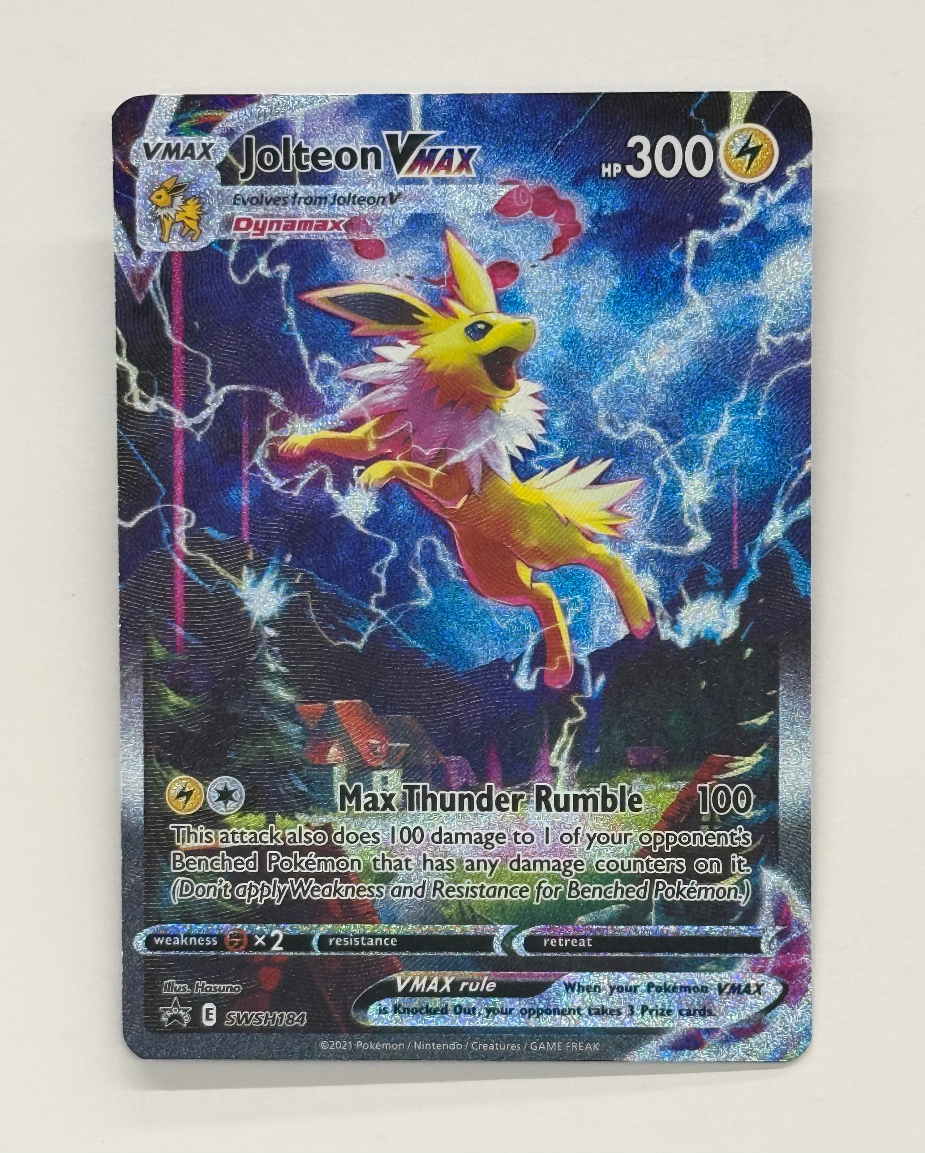 Pokémon TCG - Sword & Shield Promo Cards Jolteon VMAX SWSH184 NM