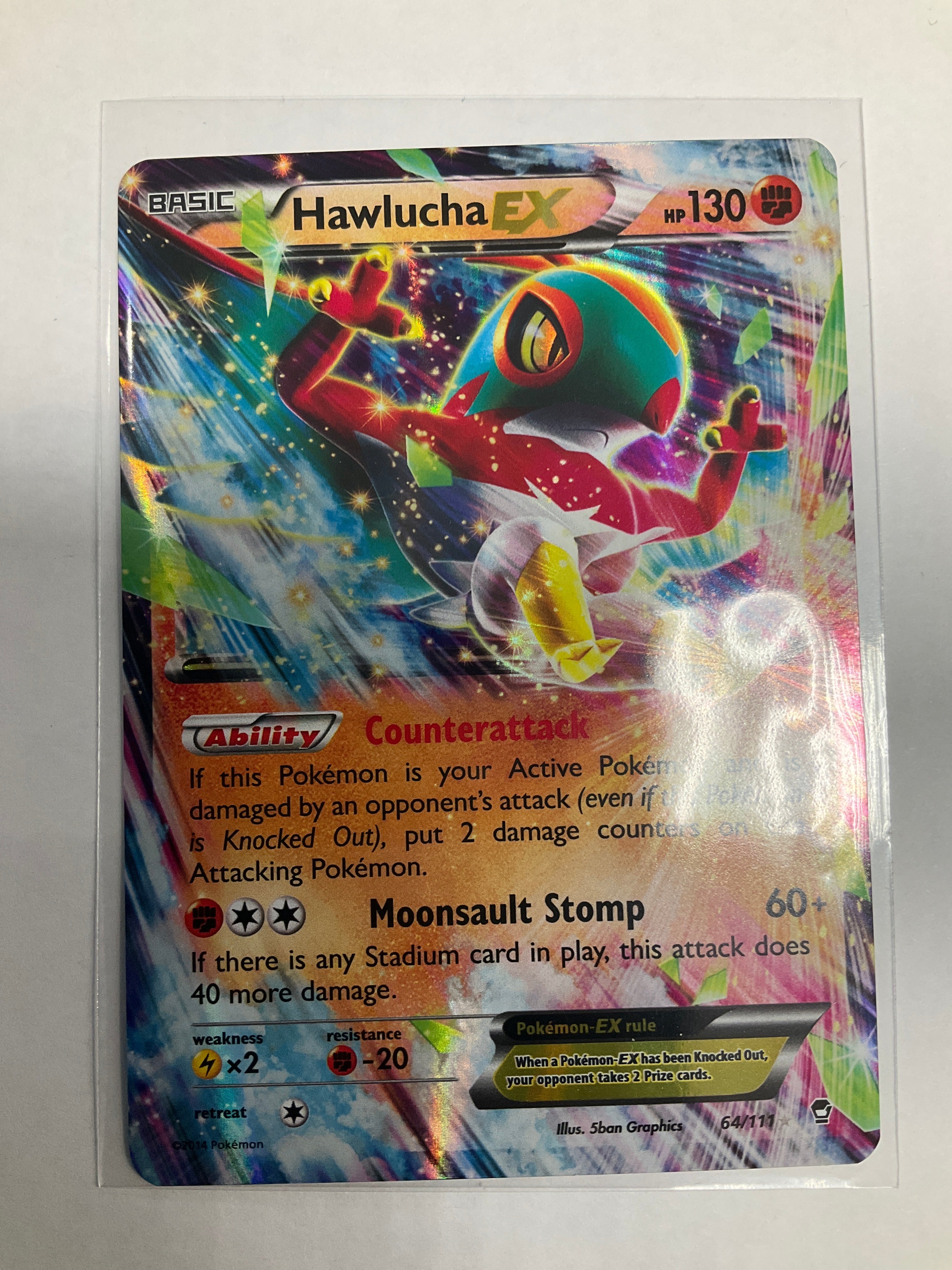 hawlucha pokemon card price Pokemon TCG Hawlucha Ex 64/111 Furious Fist NM – True Believers Gaming and Collectibles