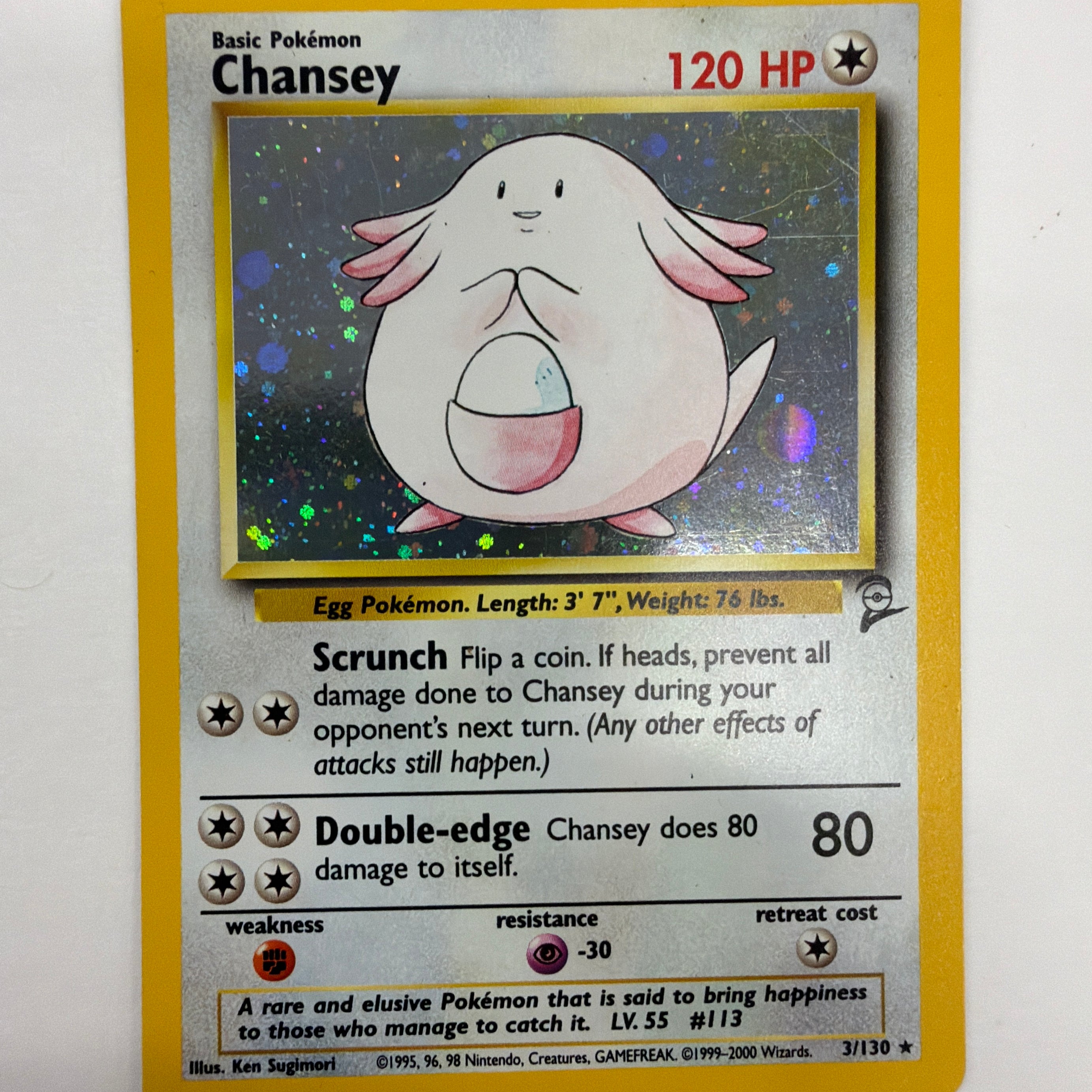 Pokémon TCG - Base Set 2 Chansey 3/130 Holo MP