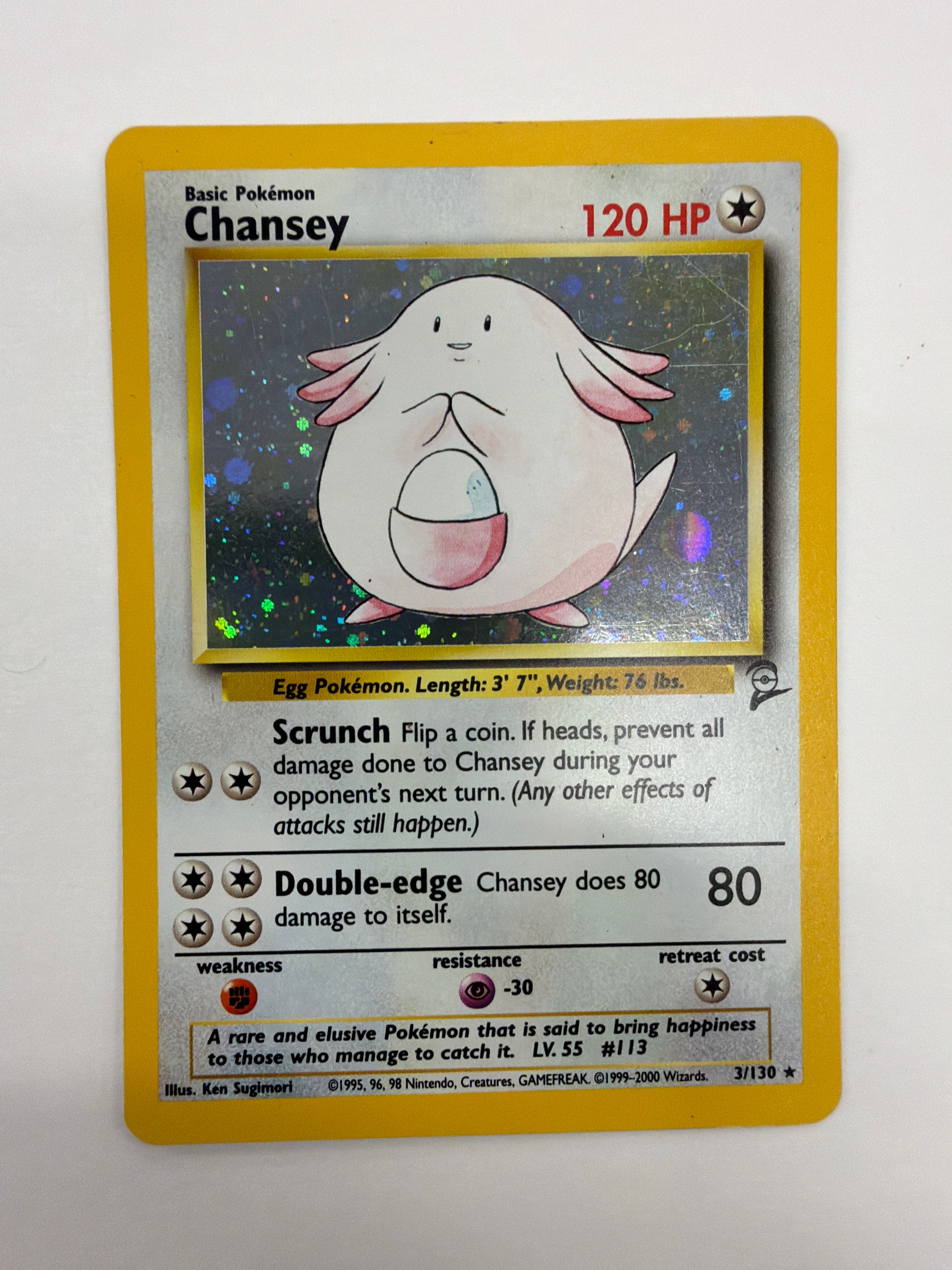 Pokémon TCG - Base Set 2 Chansey 3/130 Holo MP