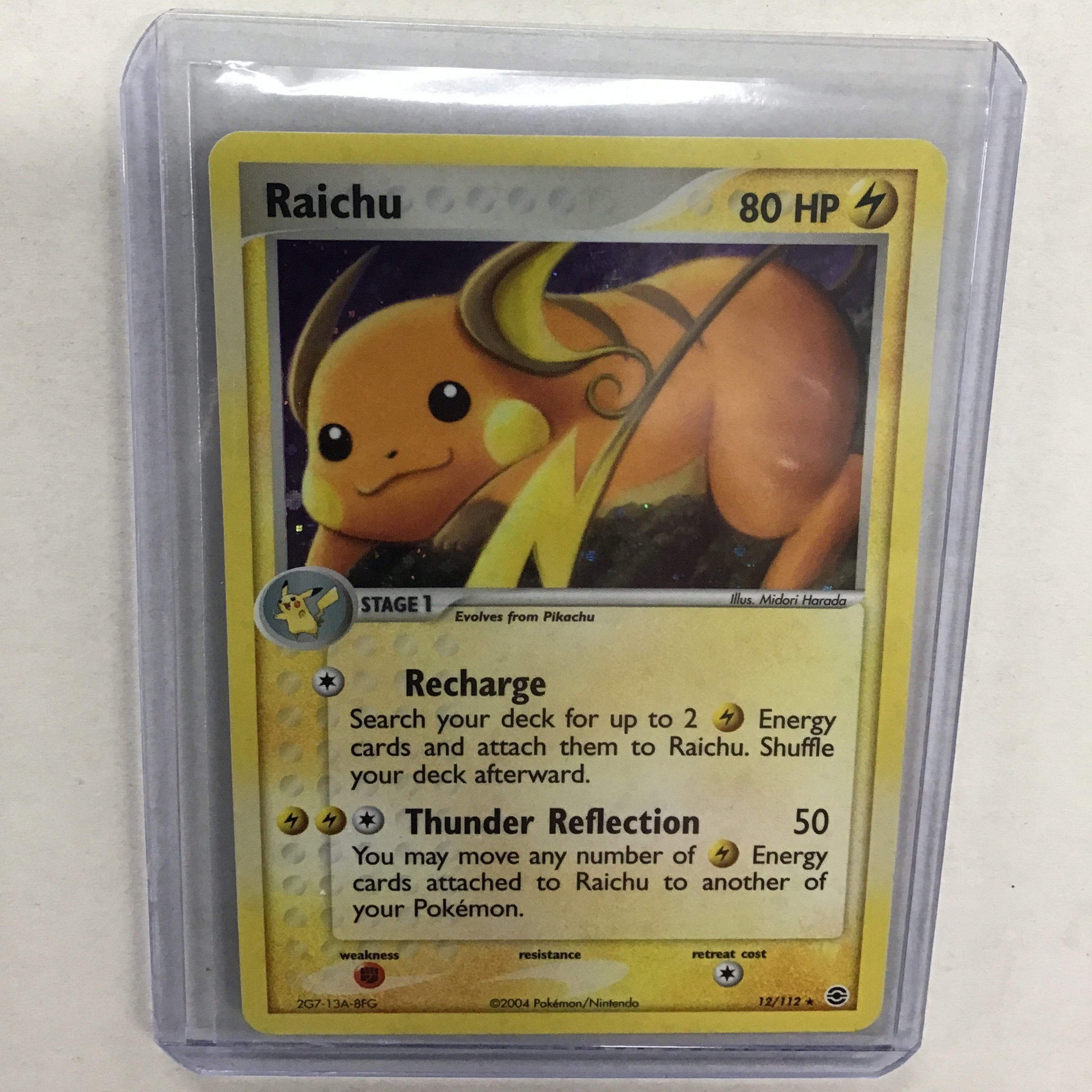 Pokémon TCG - EX FireRed & LeafGreen Raichu 12/112 NM