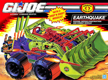 Hasbro G.I.Joe Earthquake Ground Ripping Construction and Combat Vehicle
