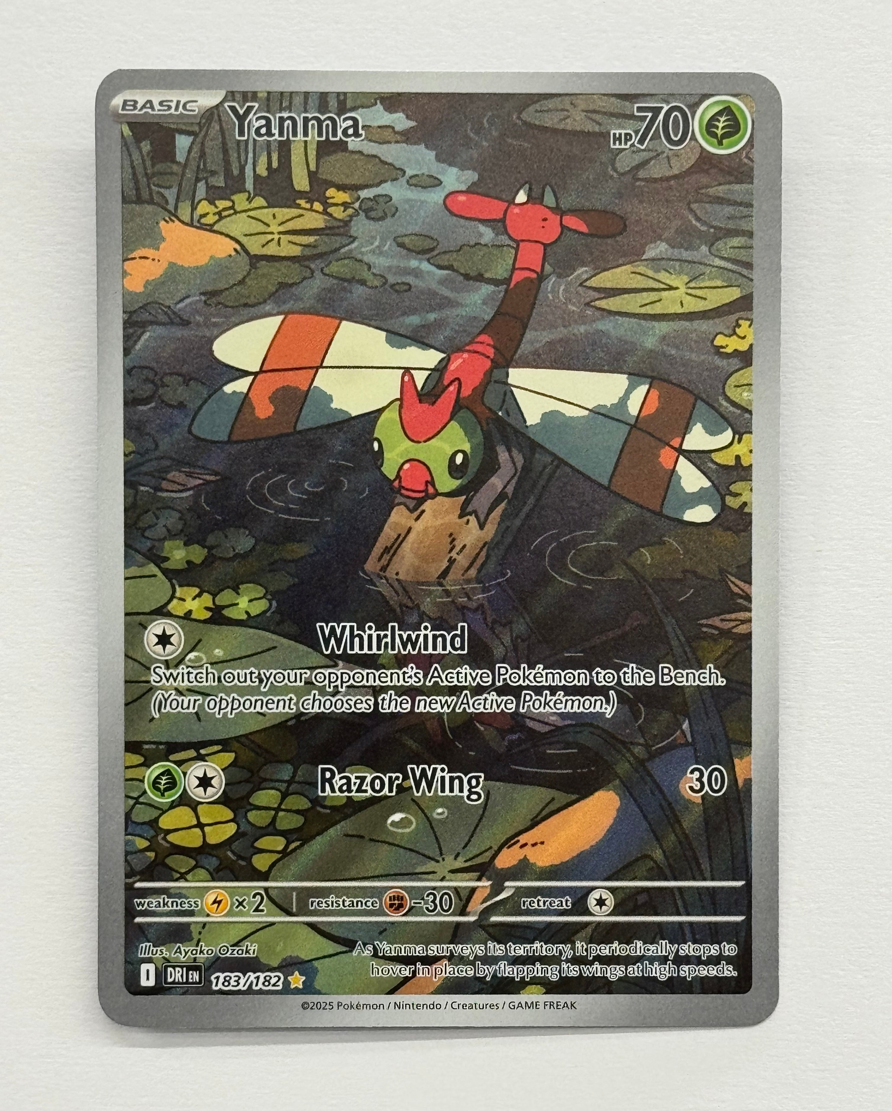 Pokémon TCG - Destined Rivals Yanma 183/182 NM
