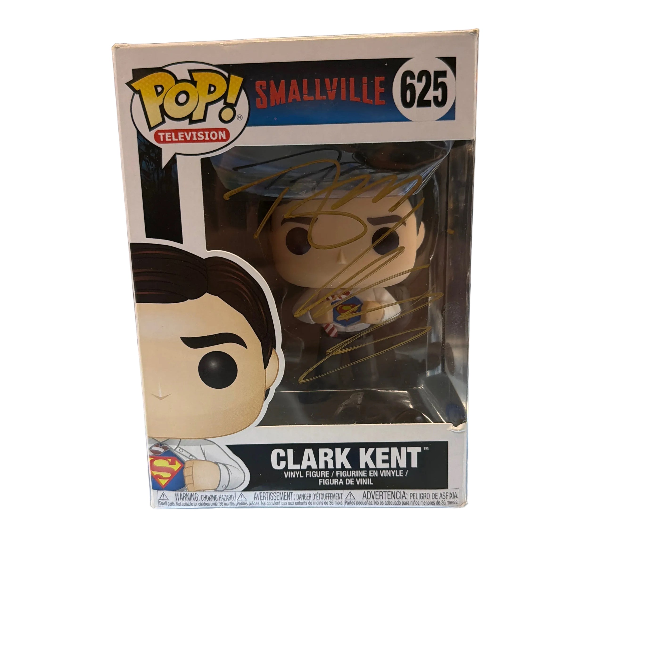 SIGNED Funko Pop! Television Smallville Clark Kent #625