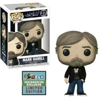 Funko Pop! Icons Mark Hamill #27 Designercon Exclusive Mark Hamill Exclusive