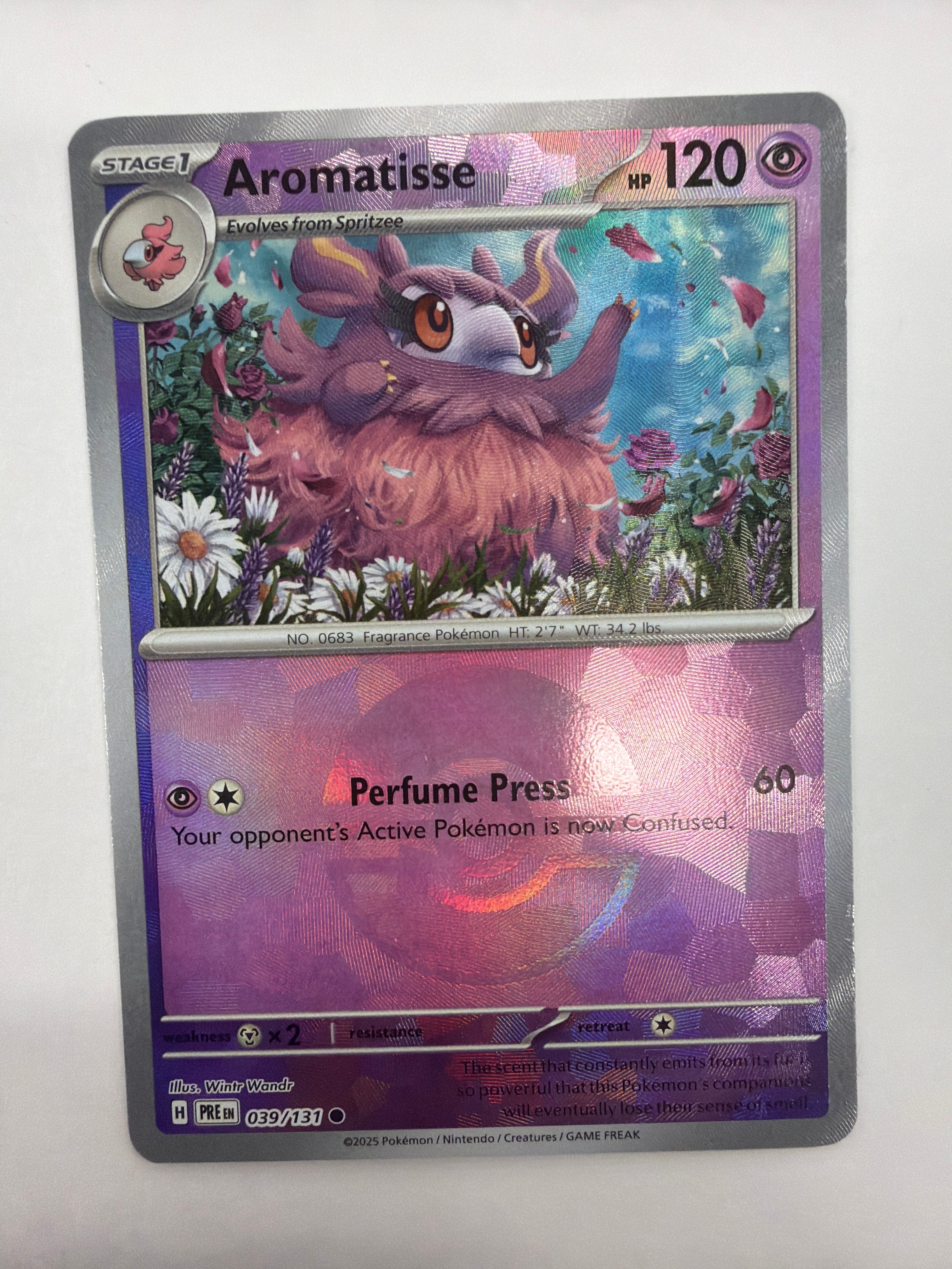 Pokémon TCG - Prismatic Evolutions Aromatisse 039/131 NM