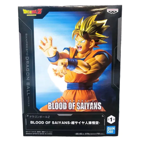Bandai Banpresto Dragon Ball Z Blood of Saiyans Super Saiyan Son Goku Statue