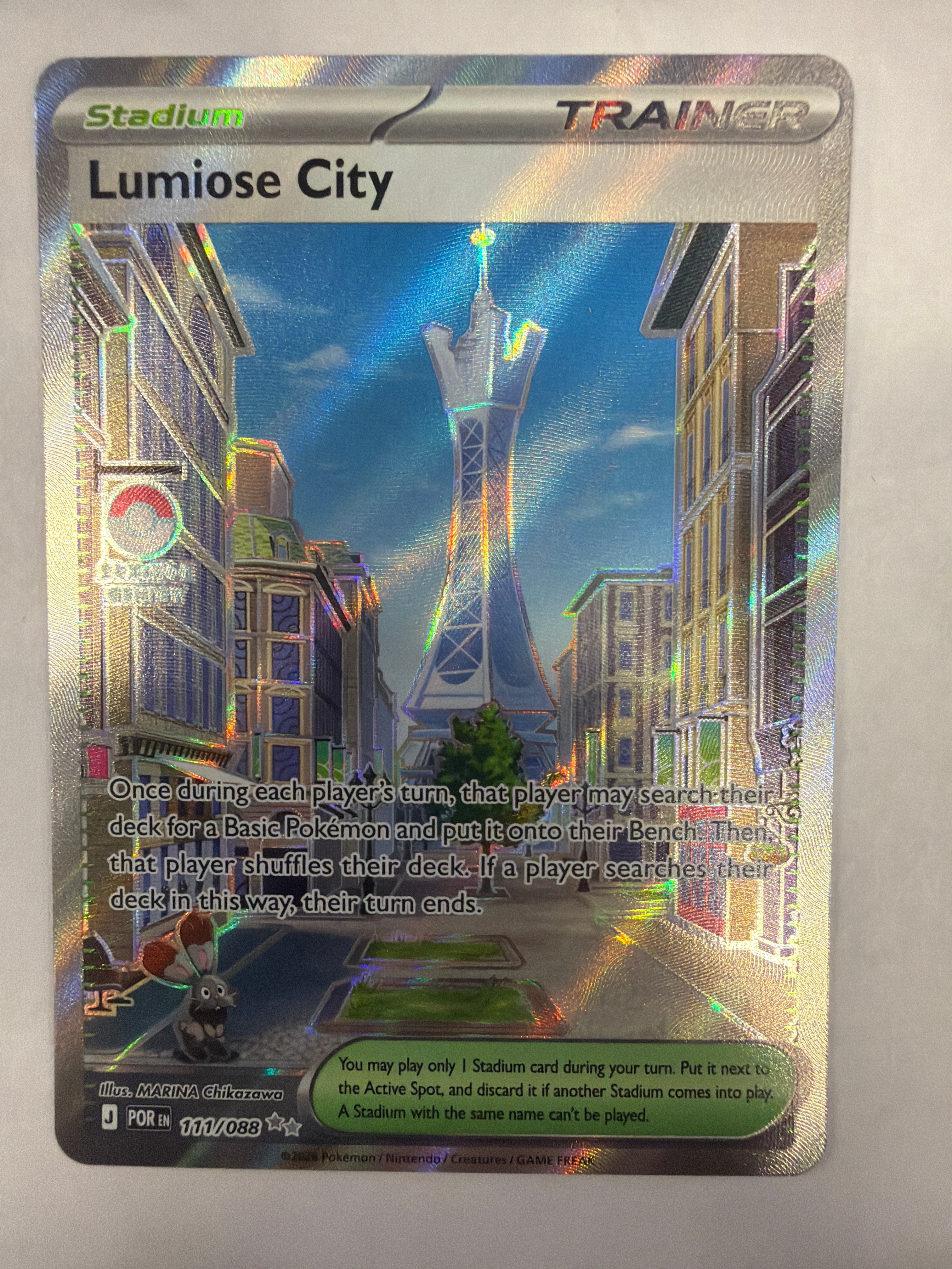 Pokémon TCG - Perfect Order Lumiose City 111/088 NM