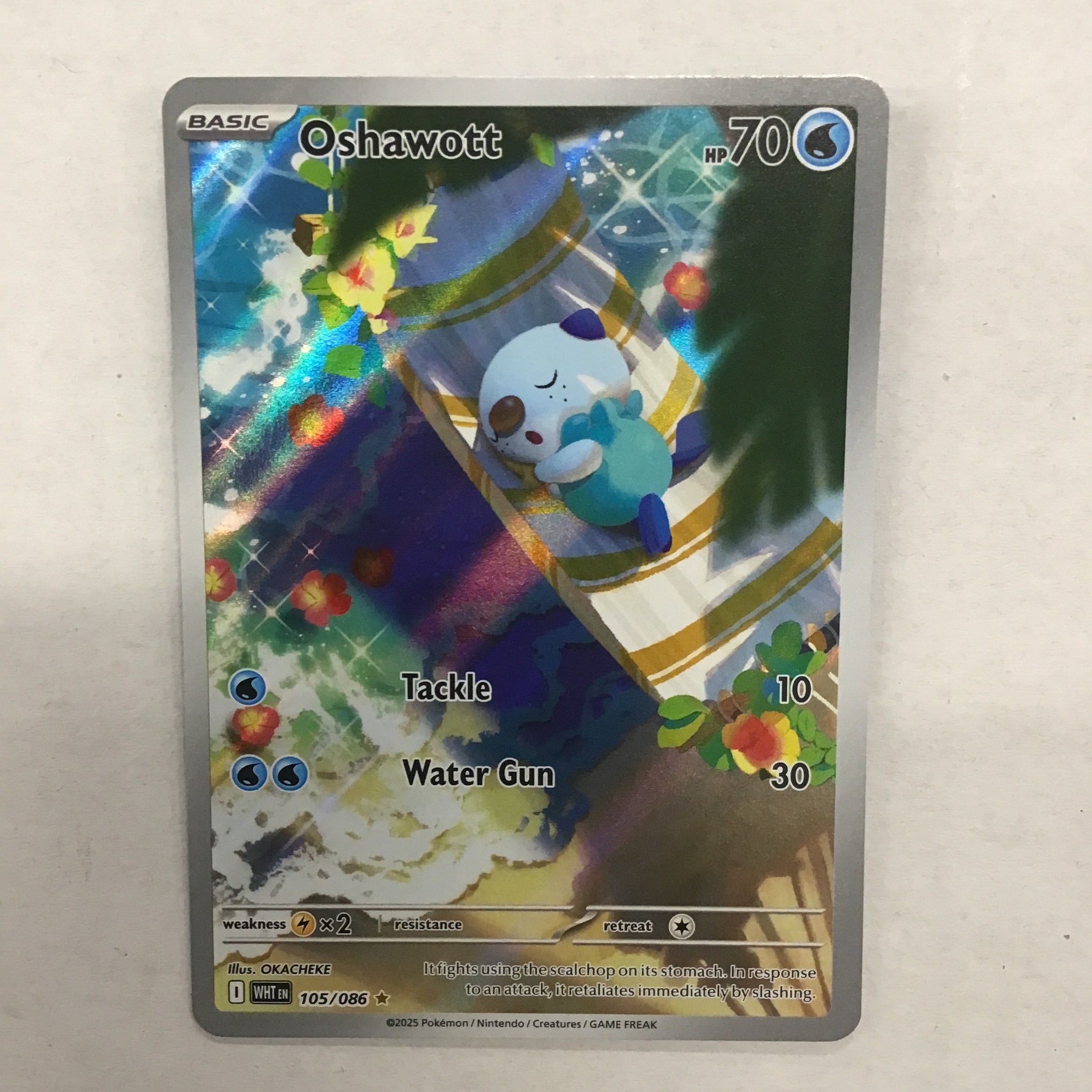 Pokémon TCG - White Flare Oshawott 105/86 NM