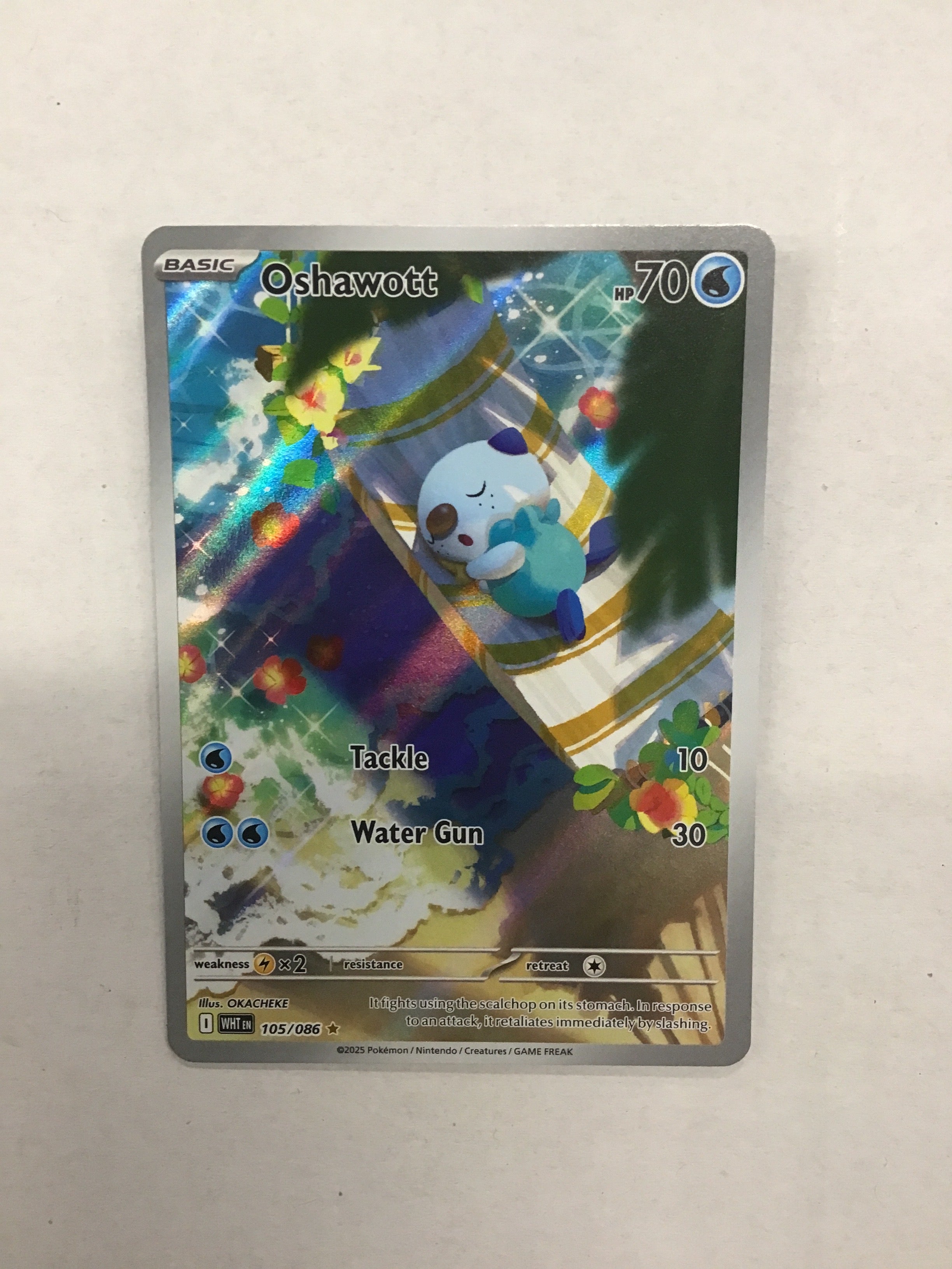 Pokémon TCG - White Flare Oshawott 105/86 NM