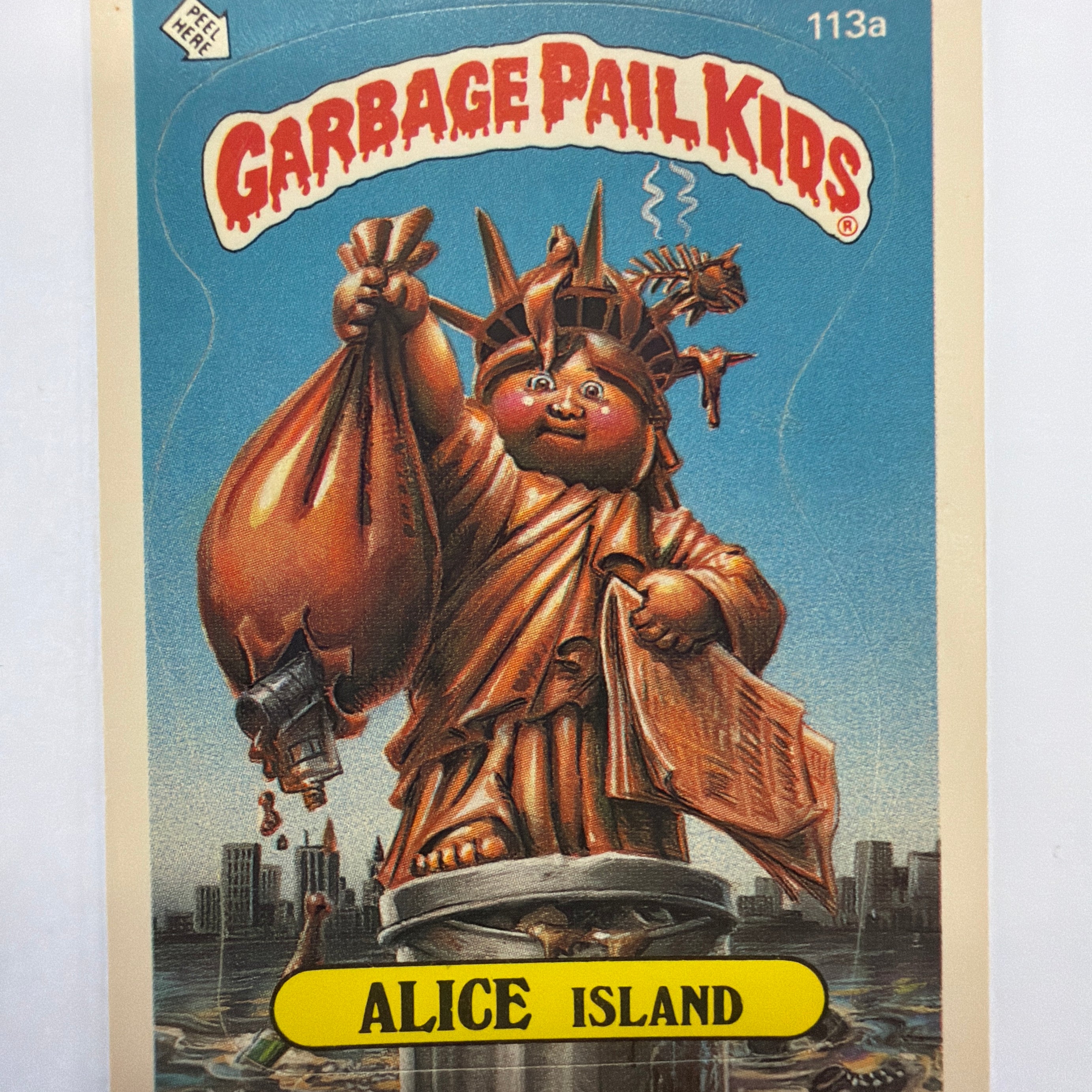 Garbage Pail Kids - 1986 Alice Island #113a