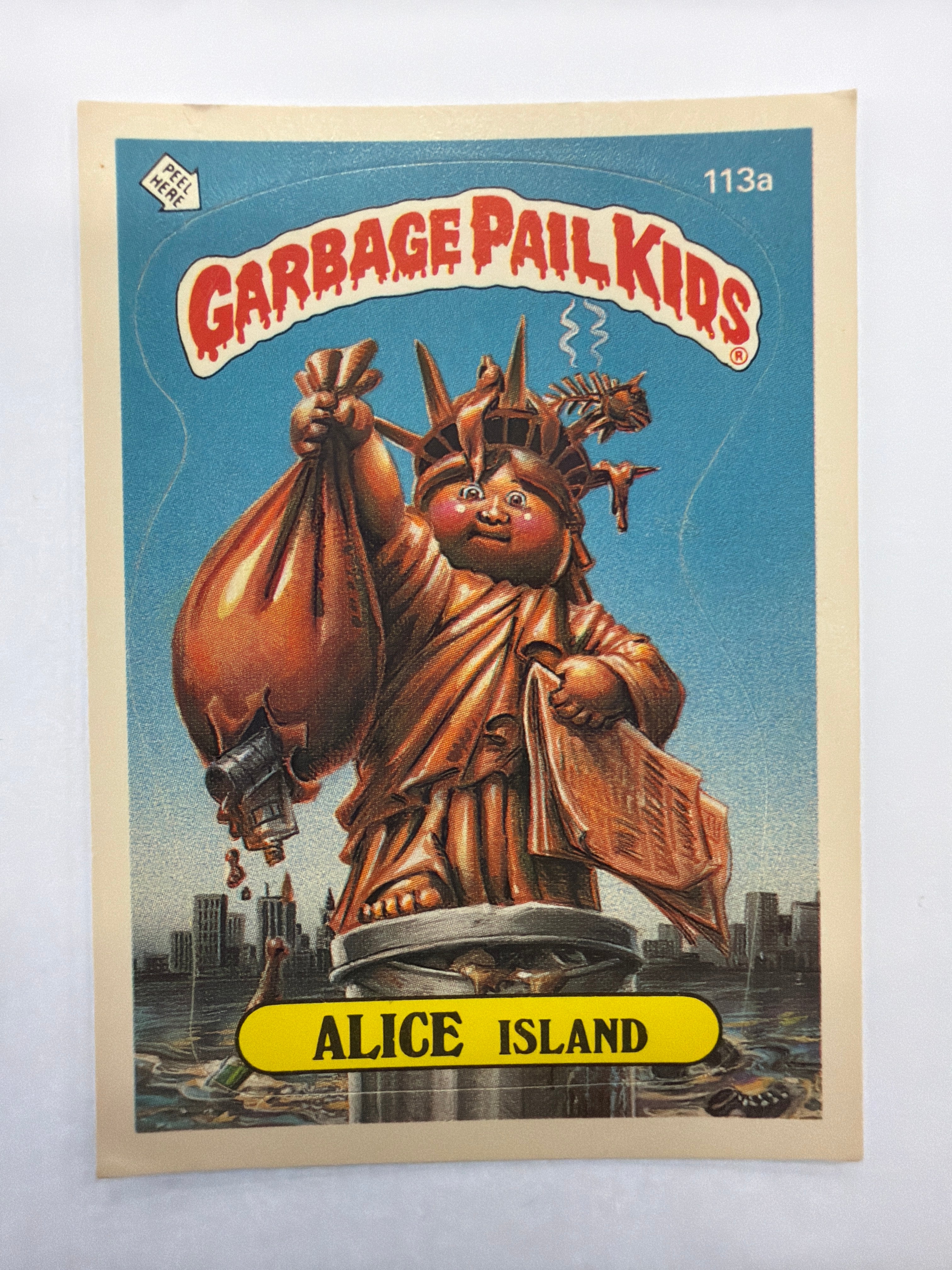 Garbage Pail Kids - 1986 Alice Island #113a