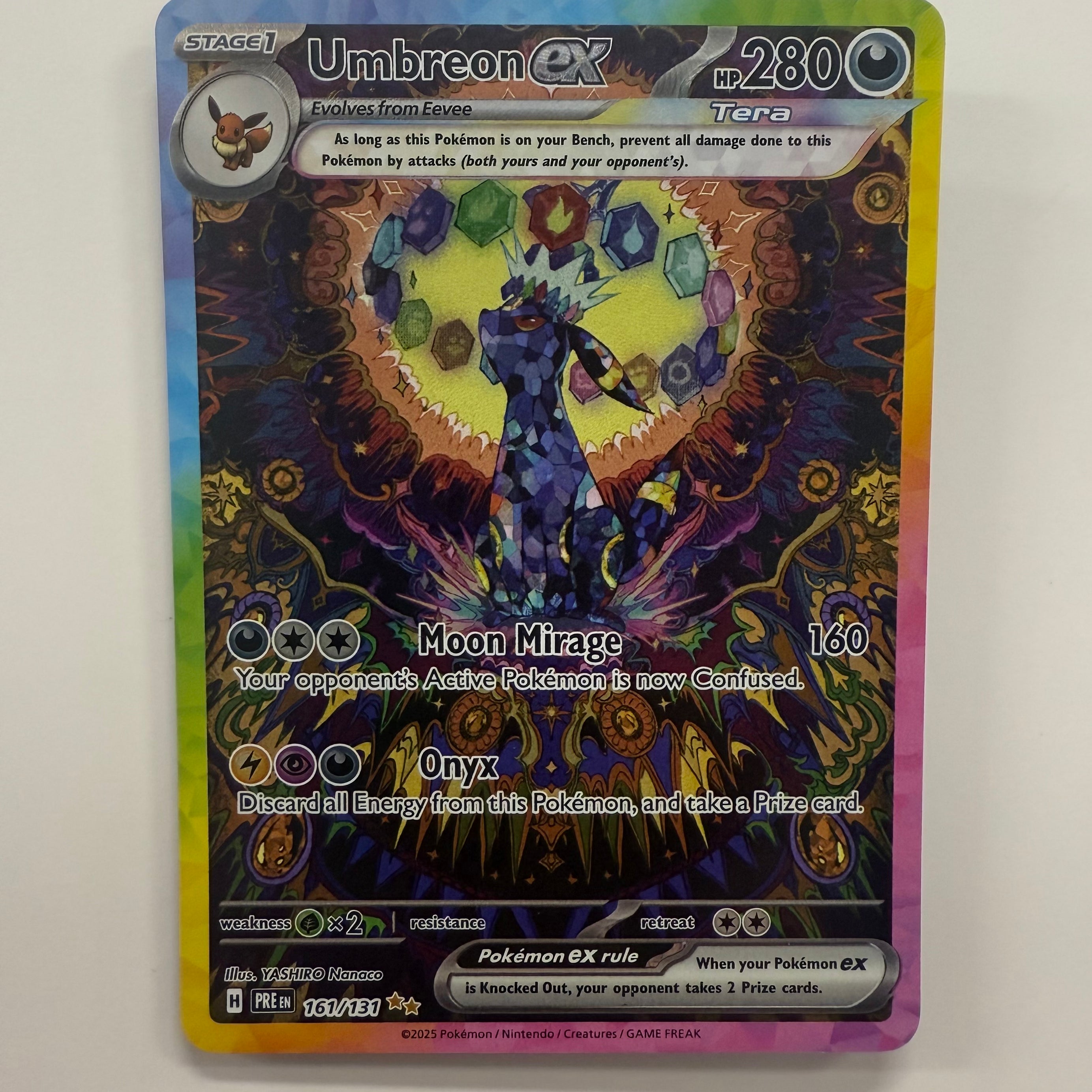 Pokémon TCG - Prismatic Evolutions Umbreon EX 161/131 NM