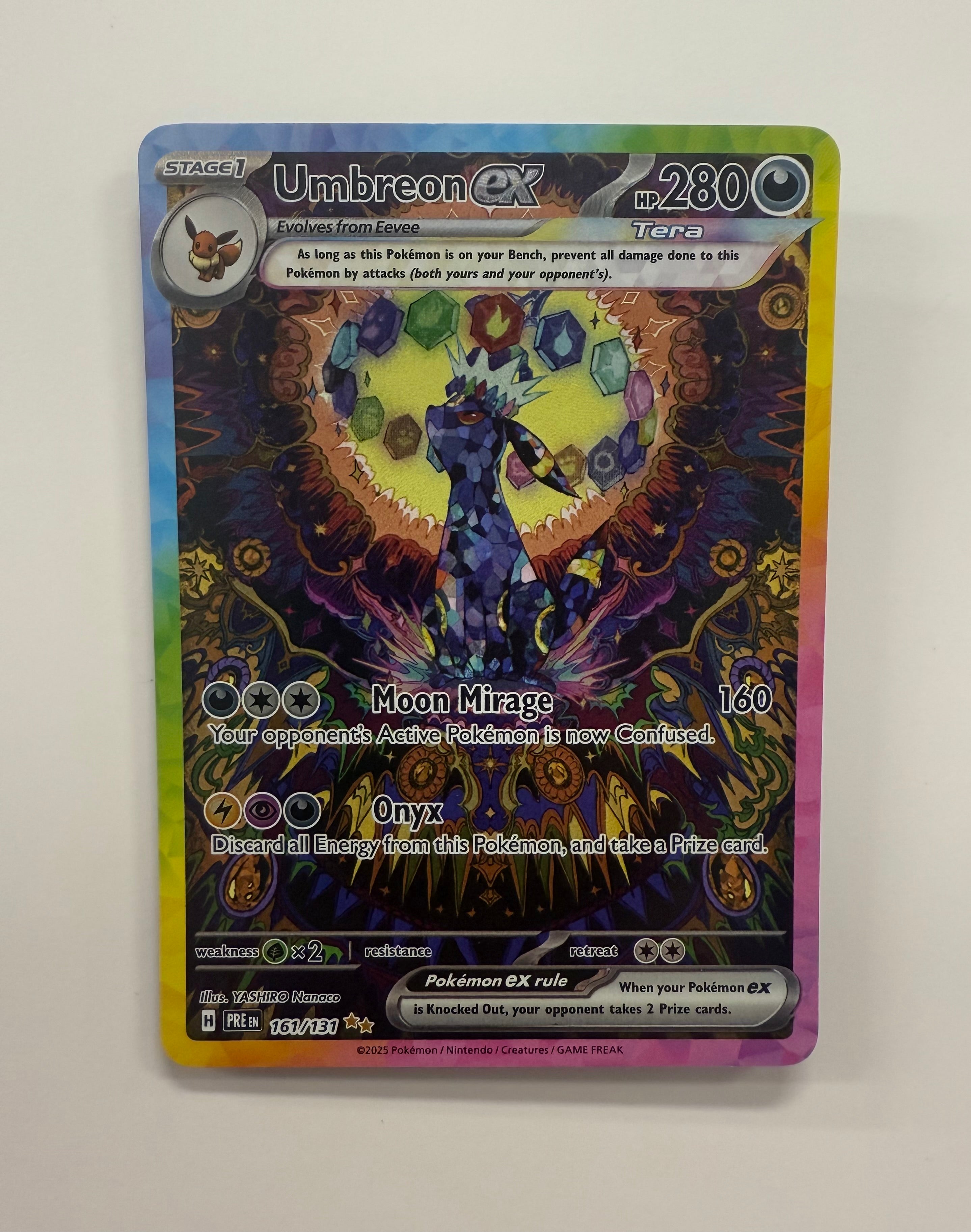 Pokémon TCG - Prismatic Evolutions Umbreon EX 161/131 NM