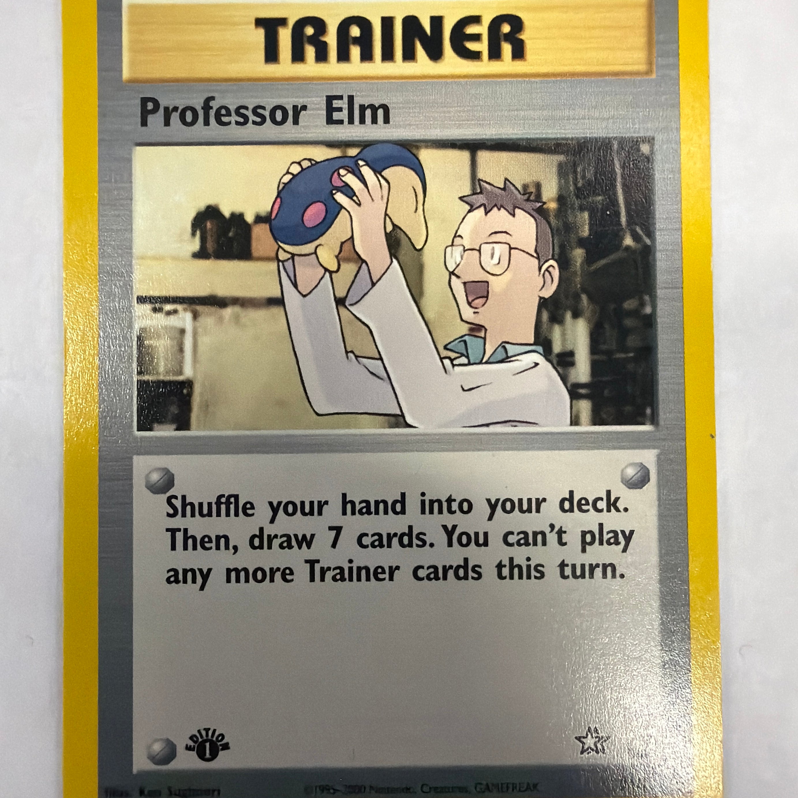 Pokémon TCG - Neo Genesis 1st Edition Professor Elm 96/111 Non-Holo NM