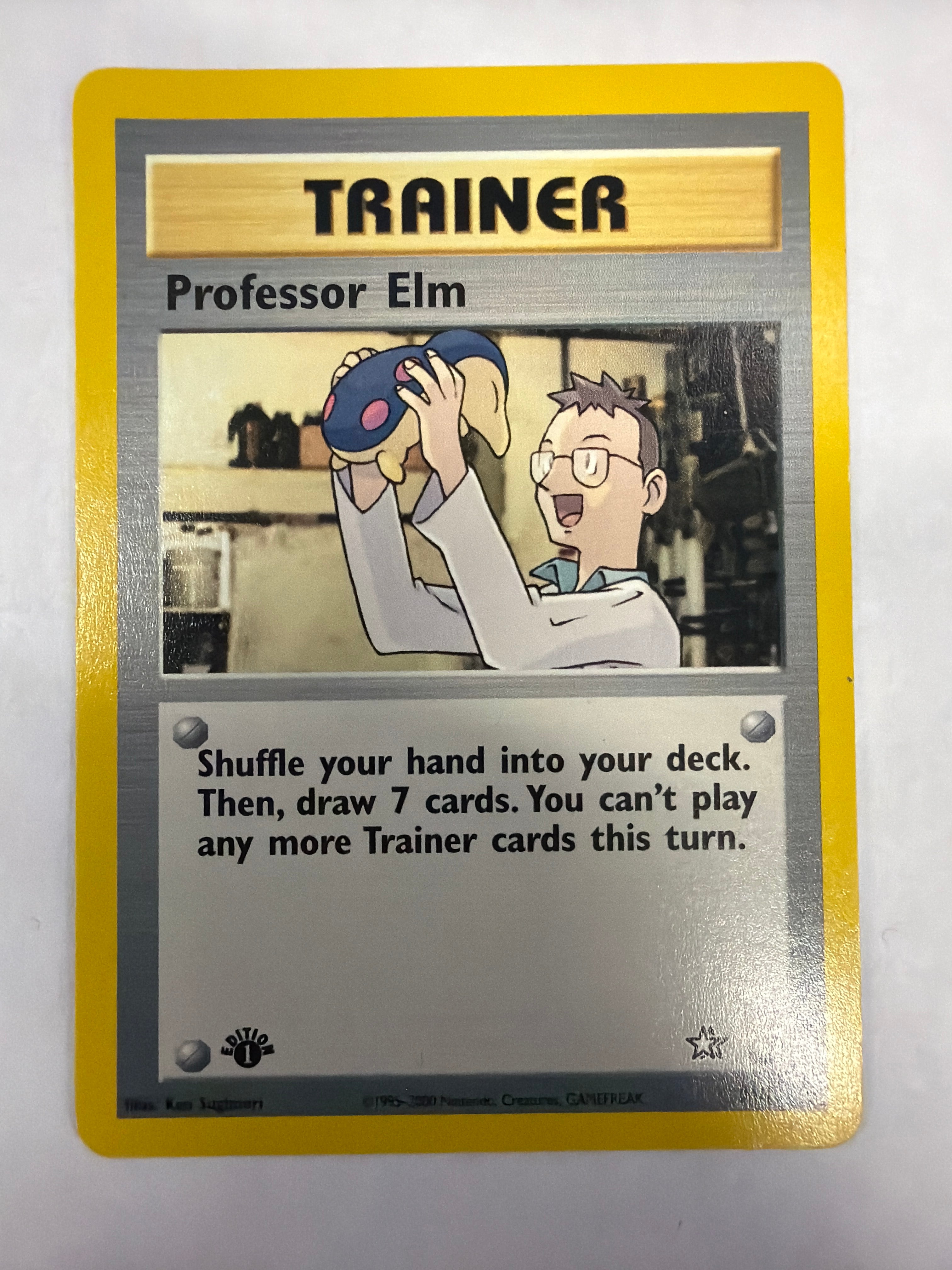Pokémon TCG - Neo Genesis 1st Edition Professor Elm 96/111 Non-Holo NM