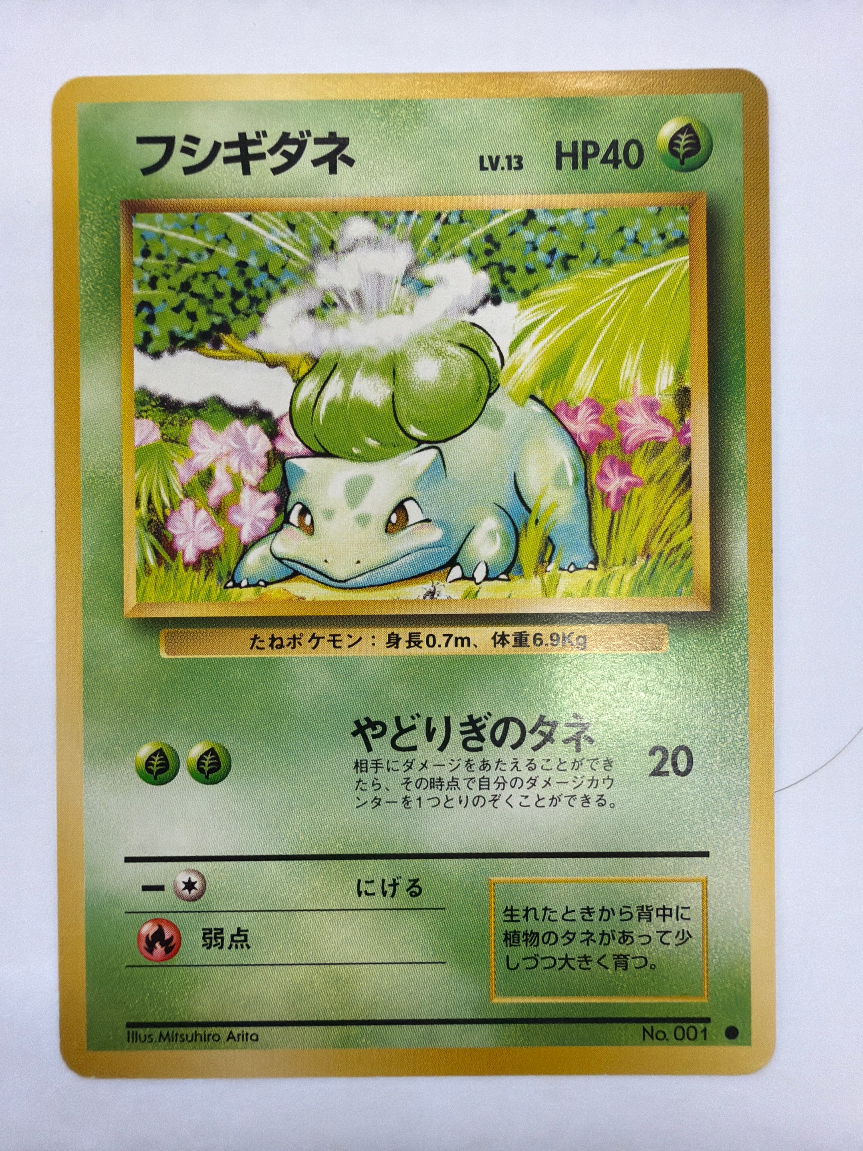 Pokémon TCG - Japanese Expansion Pack Bulbasaur No. 001 Non-Holo NM