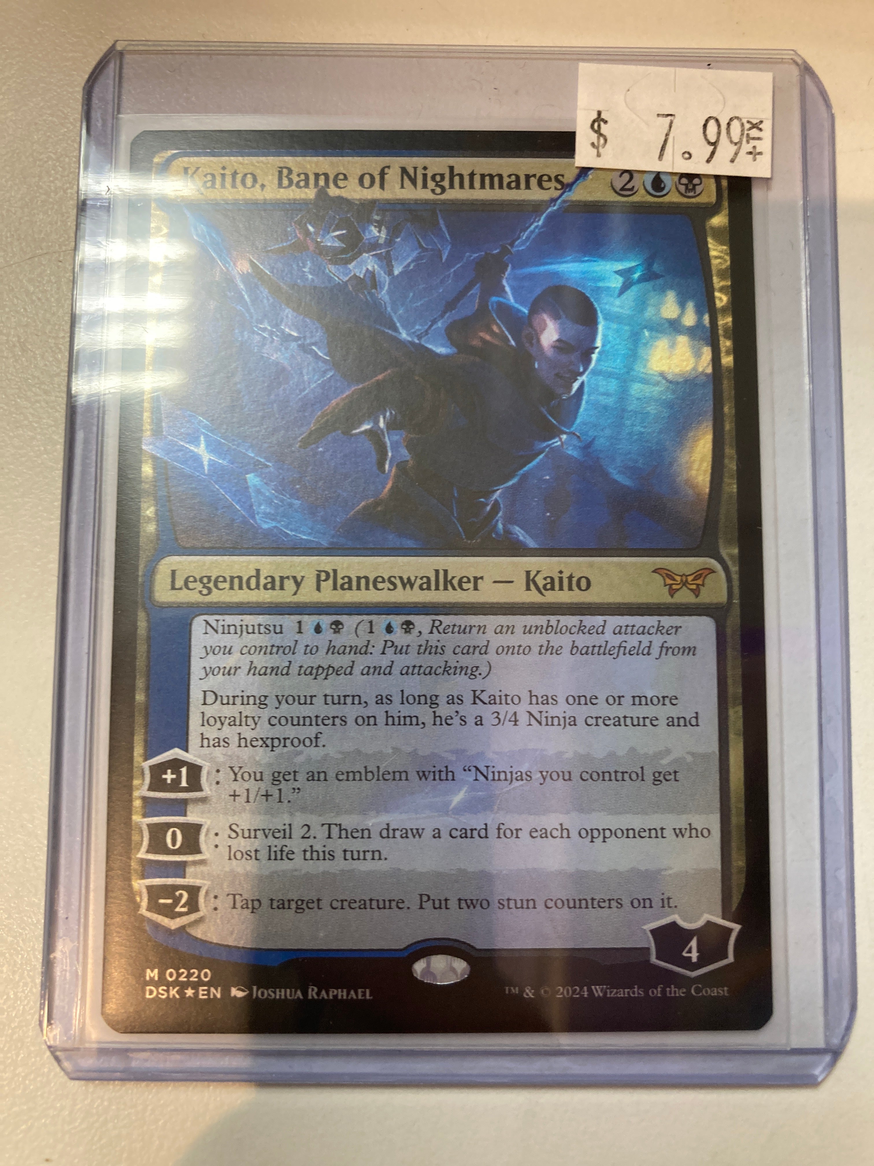 MTG TCG Kaito, Bane of Nightmares M0220 DSK Holo Mint – True Believers  Gaming and Collectibles