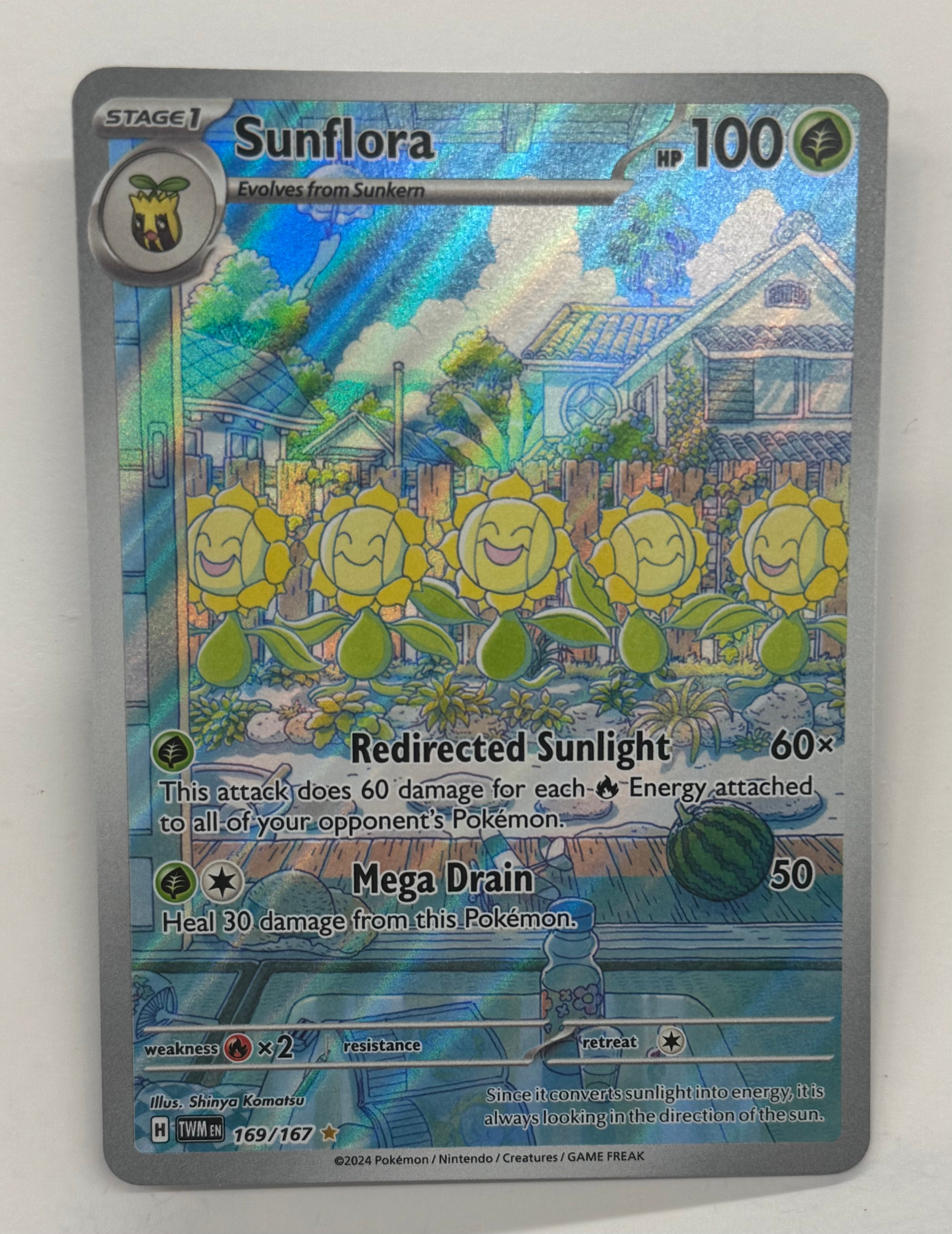 Pokémon TCG - Twilight Masquerade Sunflora 169/167 NM