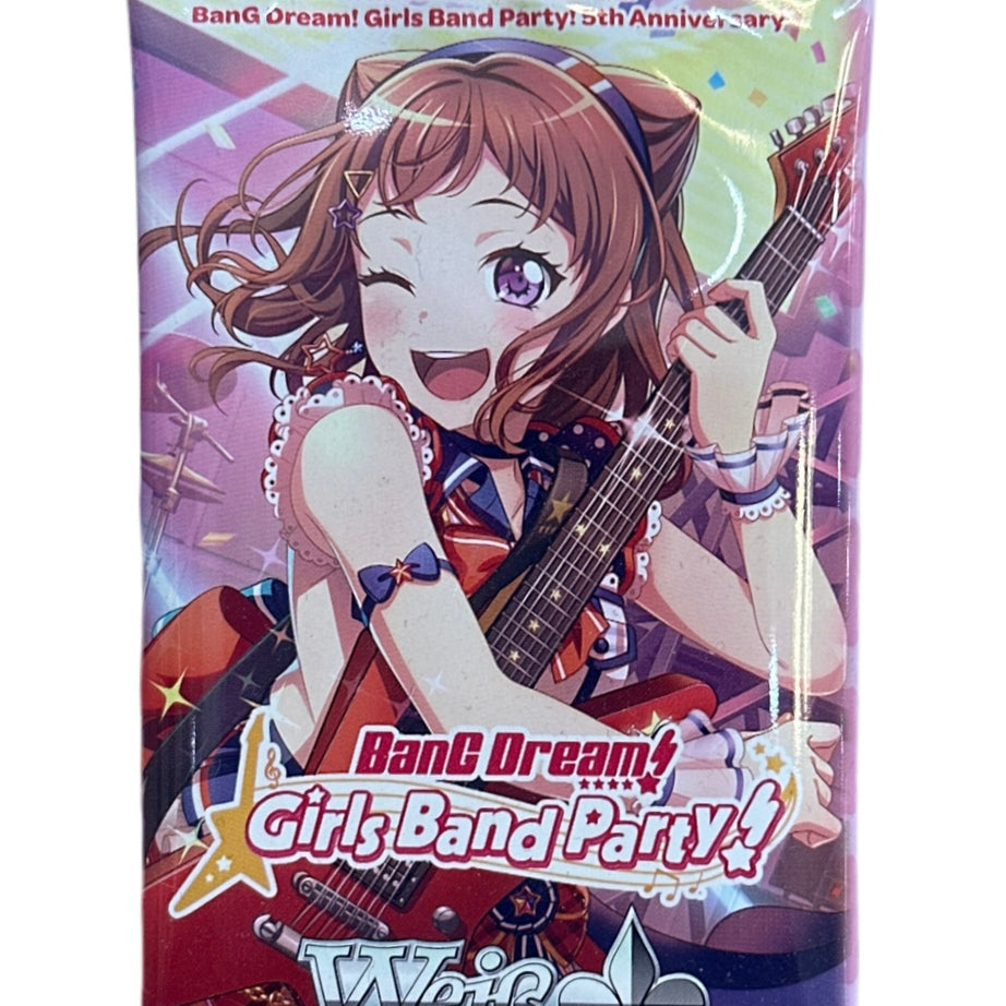 Weiß Schwarz TCG (Weiss Schwarz) - BanG Dream! Girls Band Party! 5th Anniversary English 1st Edition Booster Pack