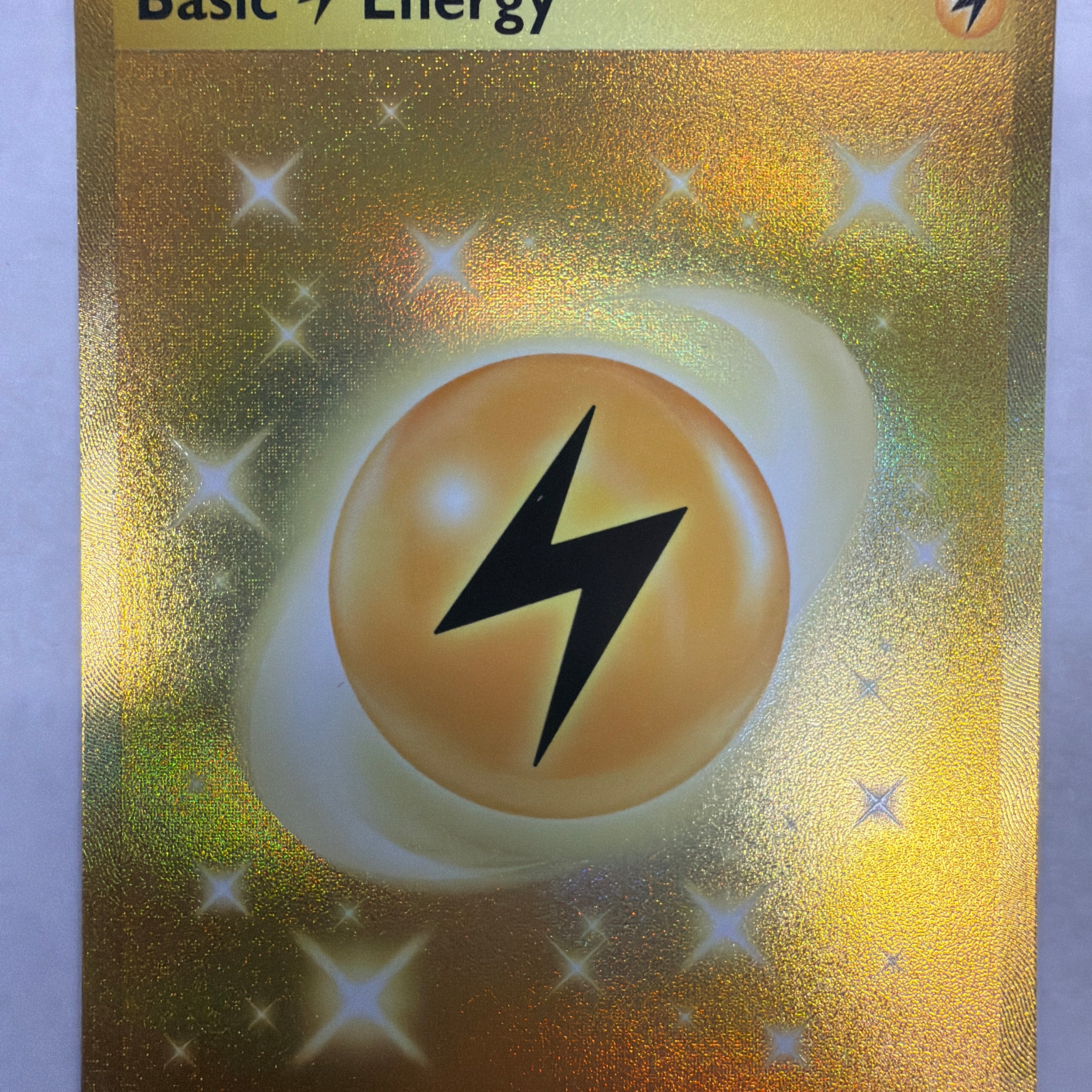 Pokémon TCG - Scarlet & Violet Base Set Basic Lightning Energy 257/198 Holo NM