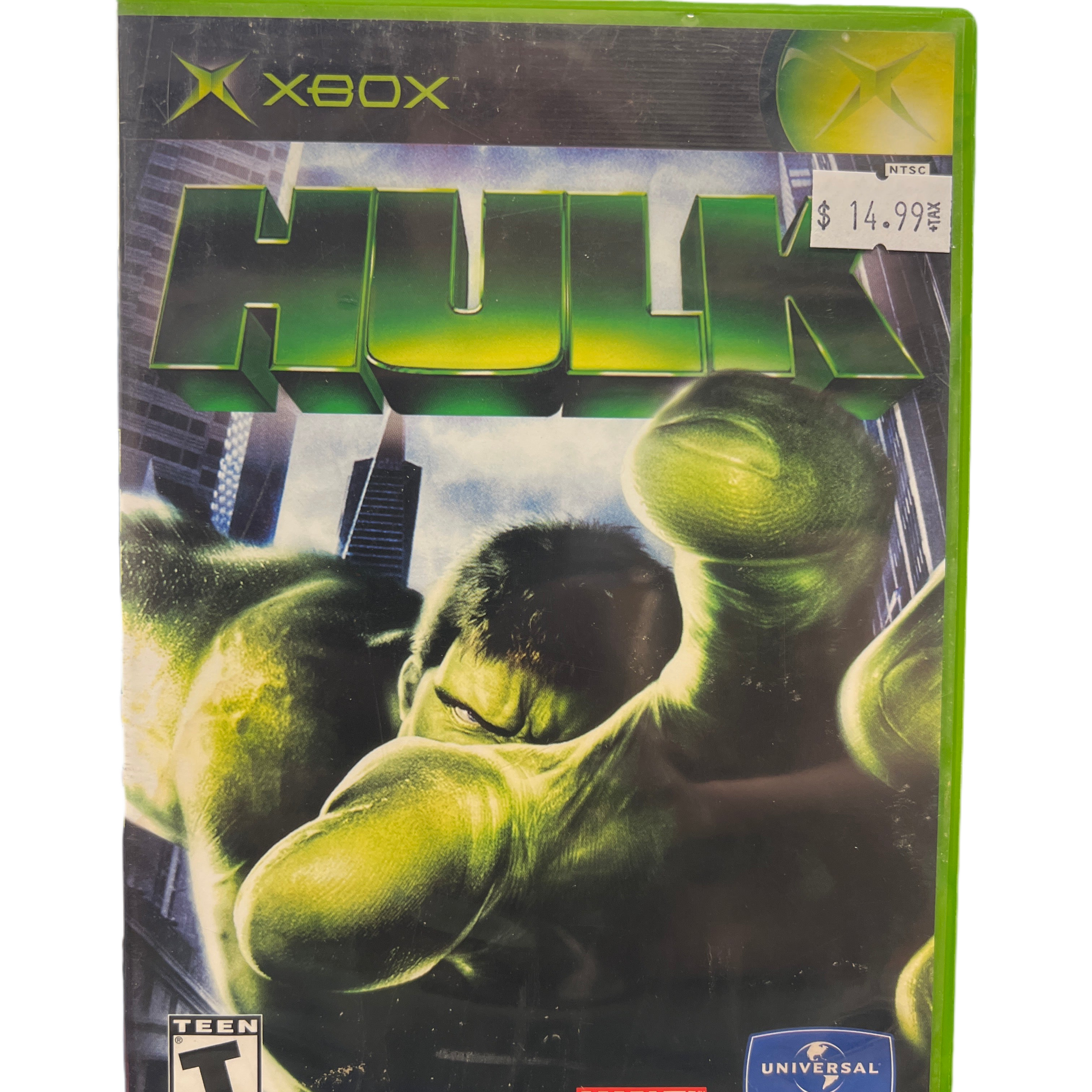 XBOX Hulk Video Game
