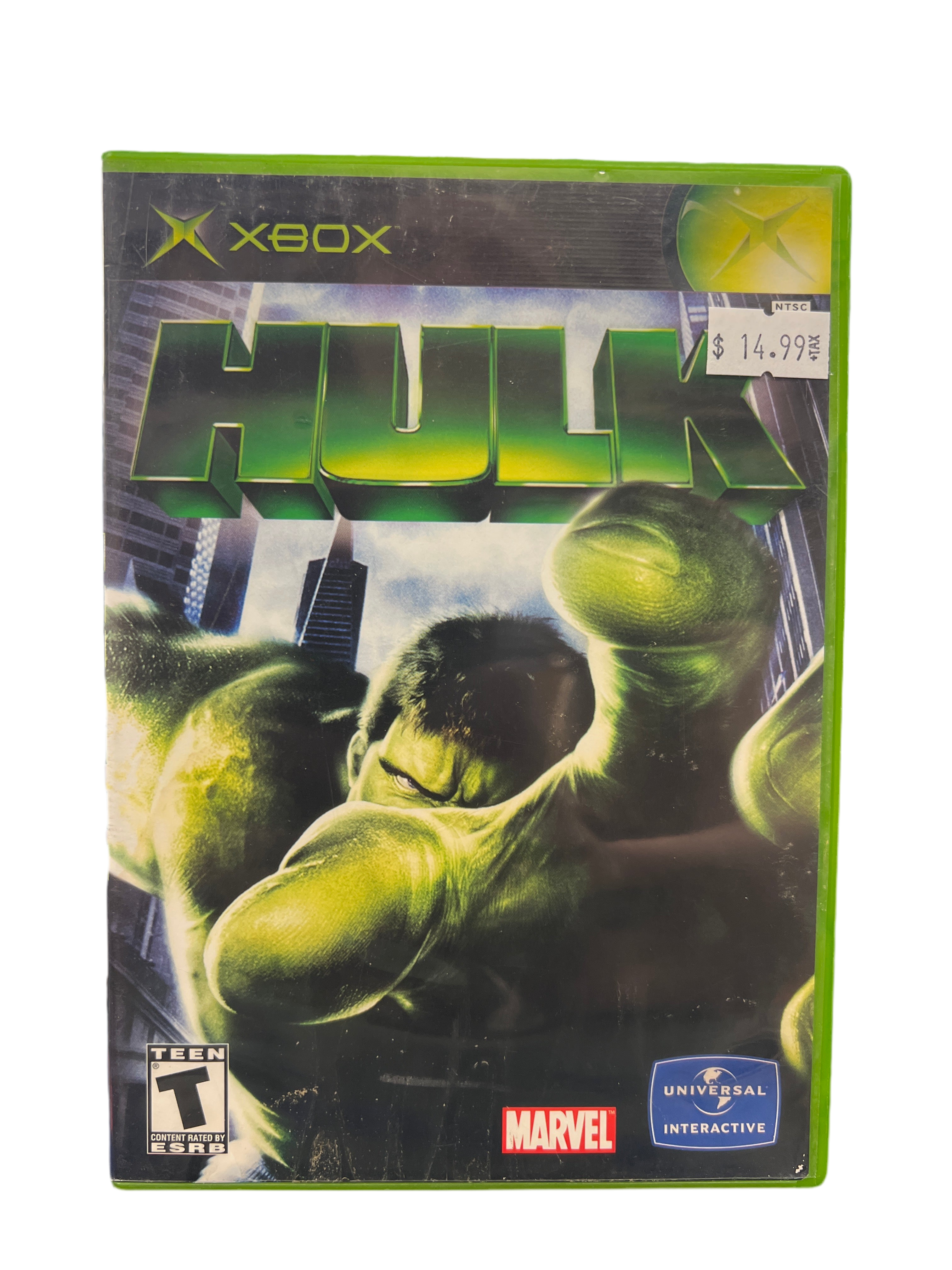 XBOX Hulk Video Game