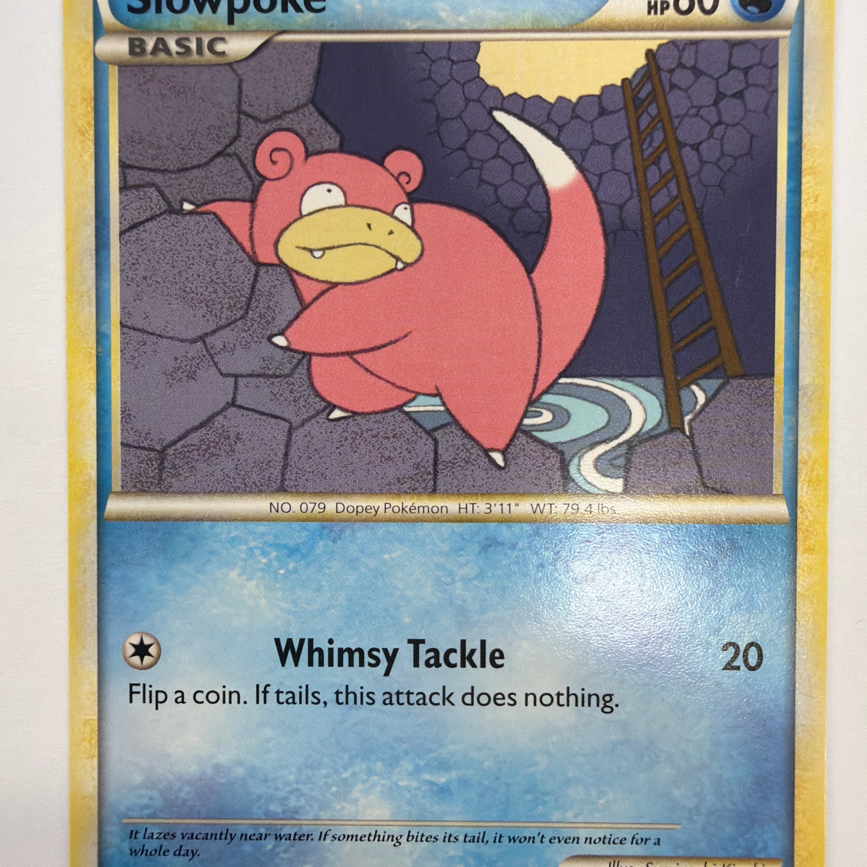 Pokémon TCG - HeartGold SoulSilver Slowpoke 81/123 Non-Holo NM