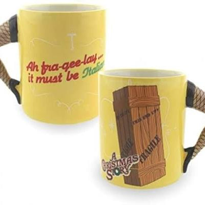 Neca A Christmas Story Sculpted Handle Mug Leg Lamp Crate