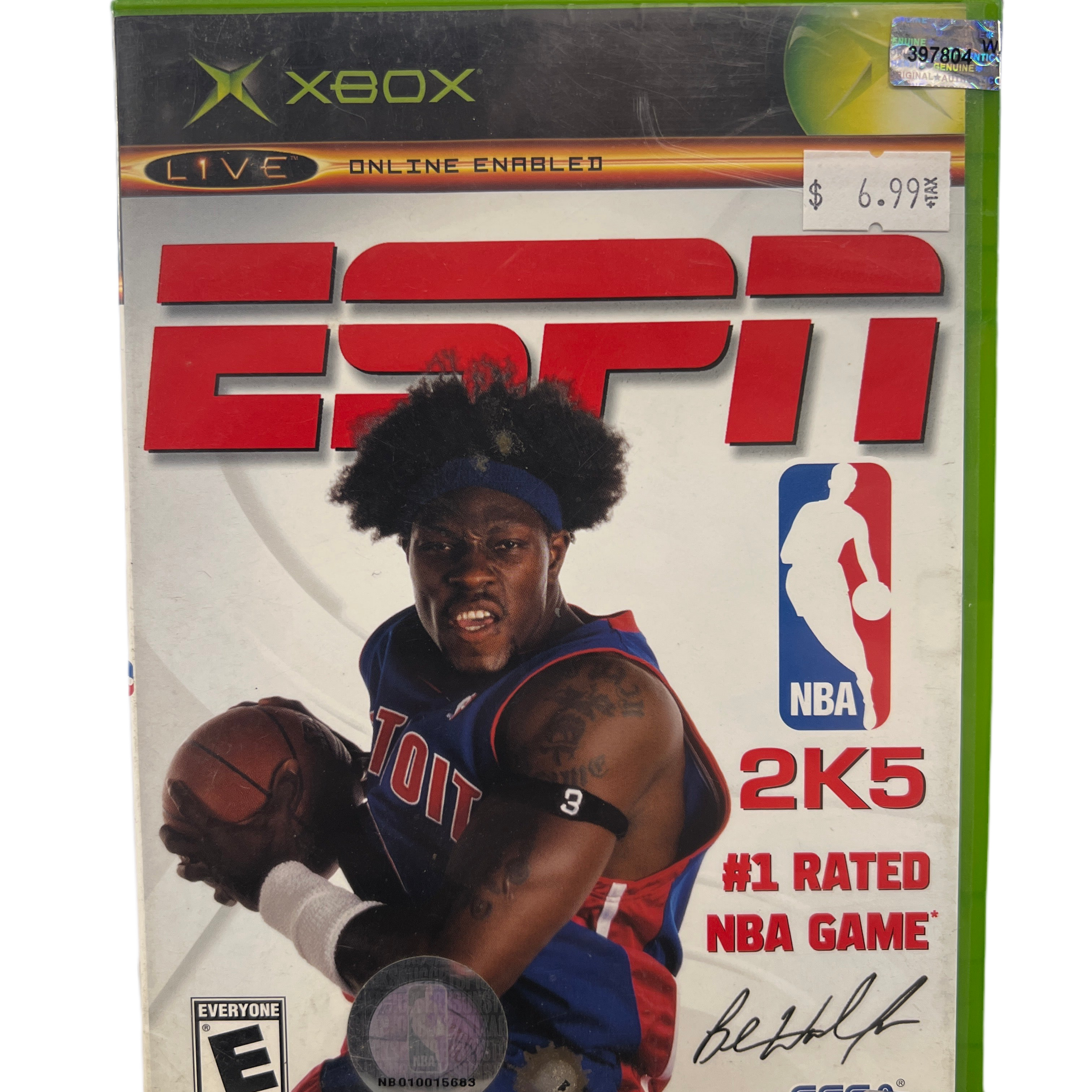XBOX ESPN NBA 2K5 Video Game