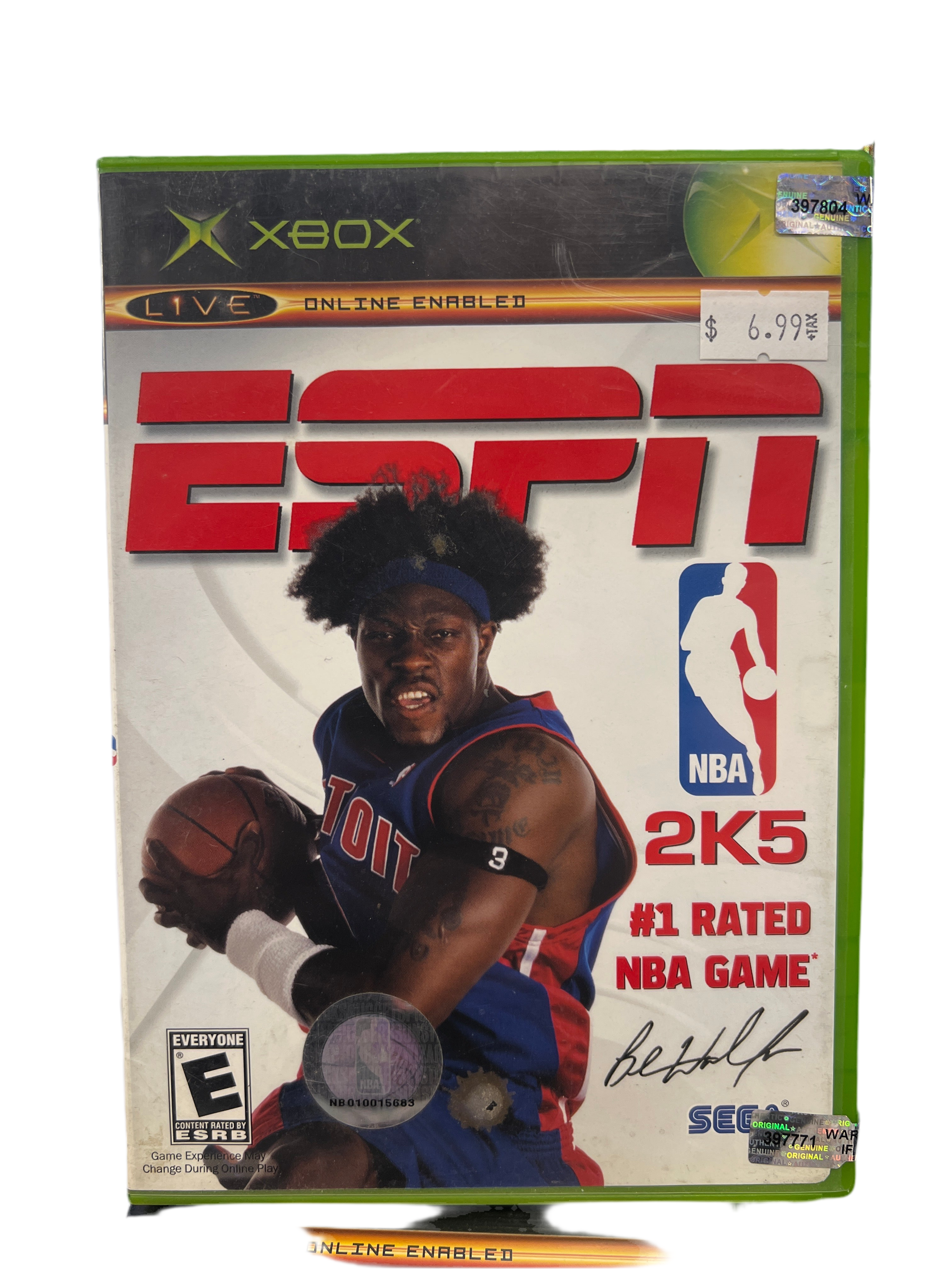 XBOX ESPN NBA 2K5 Video Game