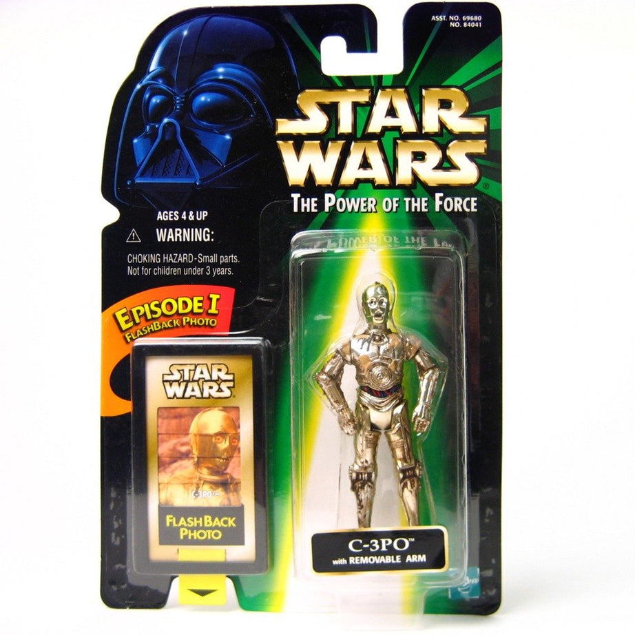 Kenner Star Wars The Power Of The Force C-3PO with Removable Arm 3” Figure