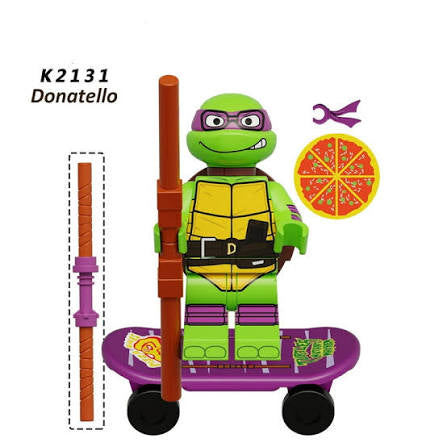 Teenage Mutant Ninja Turtles Donatello #1 Mini Block Figure