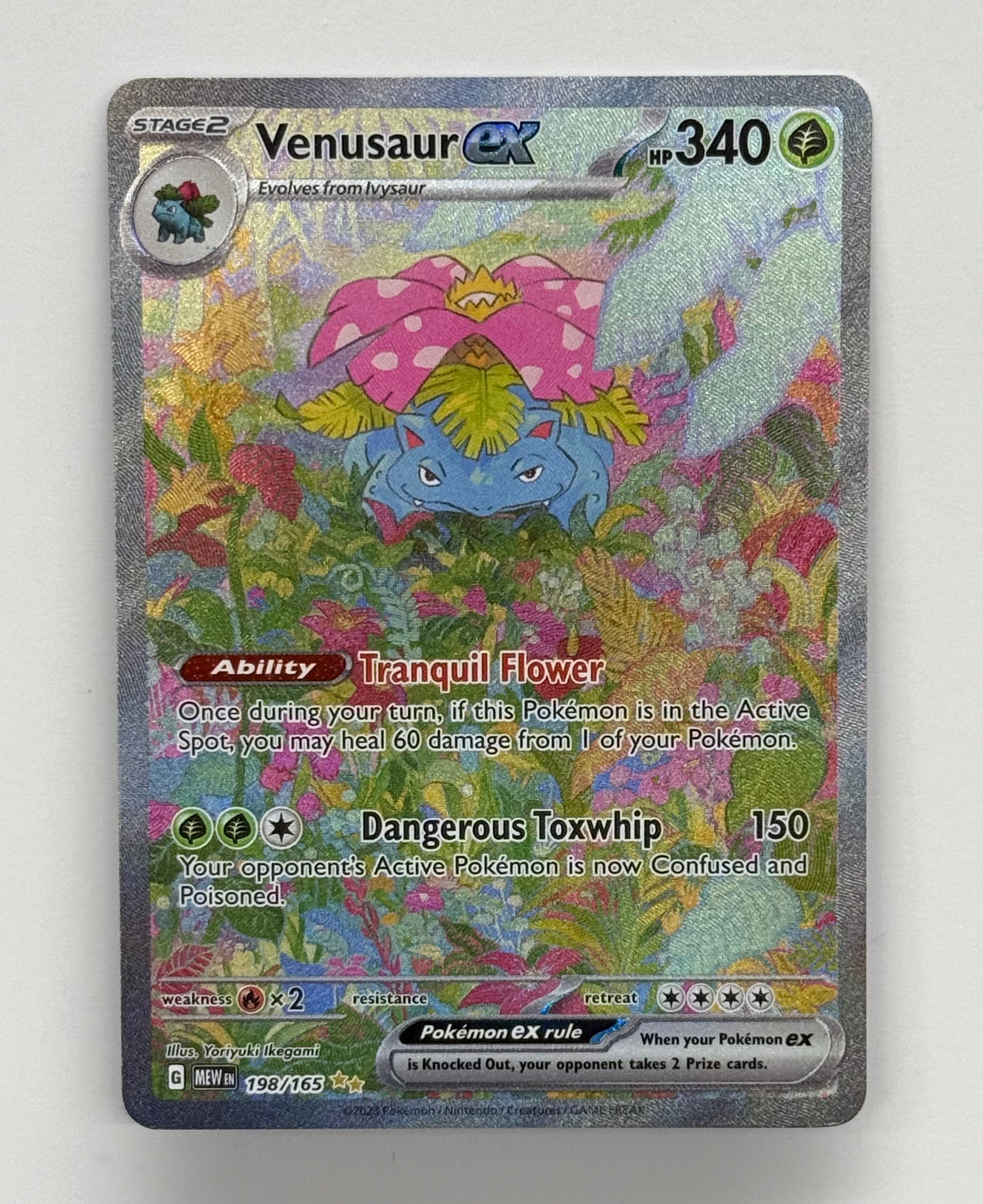 Pokémon TCG - 151 Venusaur ex 198/165 NM